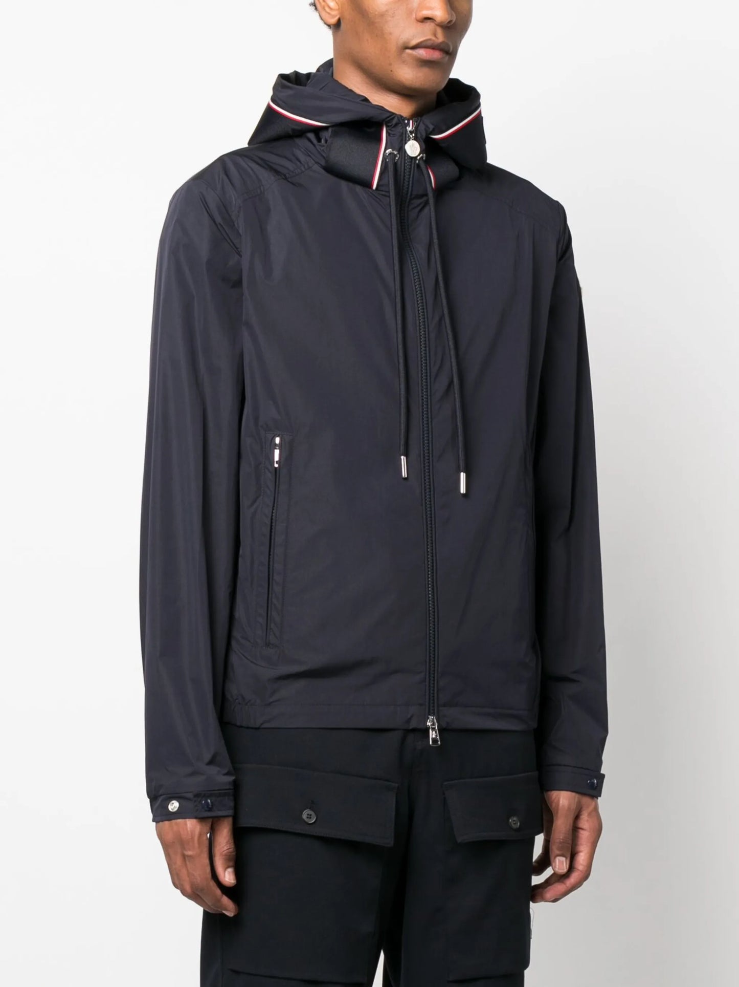 Mira logo-patch hooded jacket