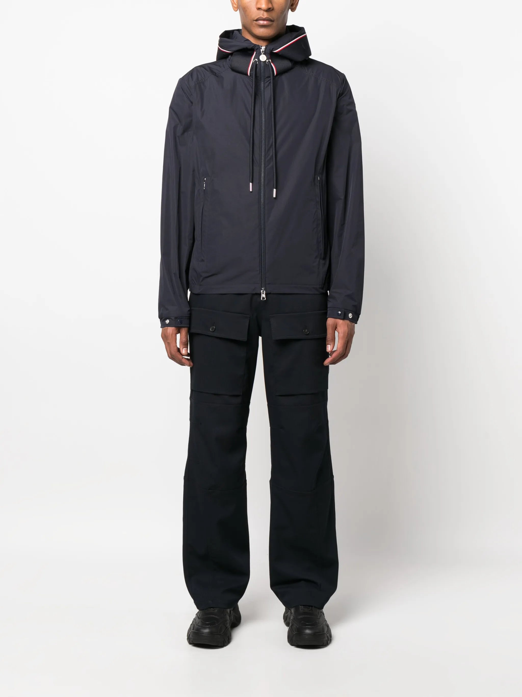 Mira logo-patch hooded jacket