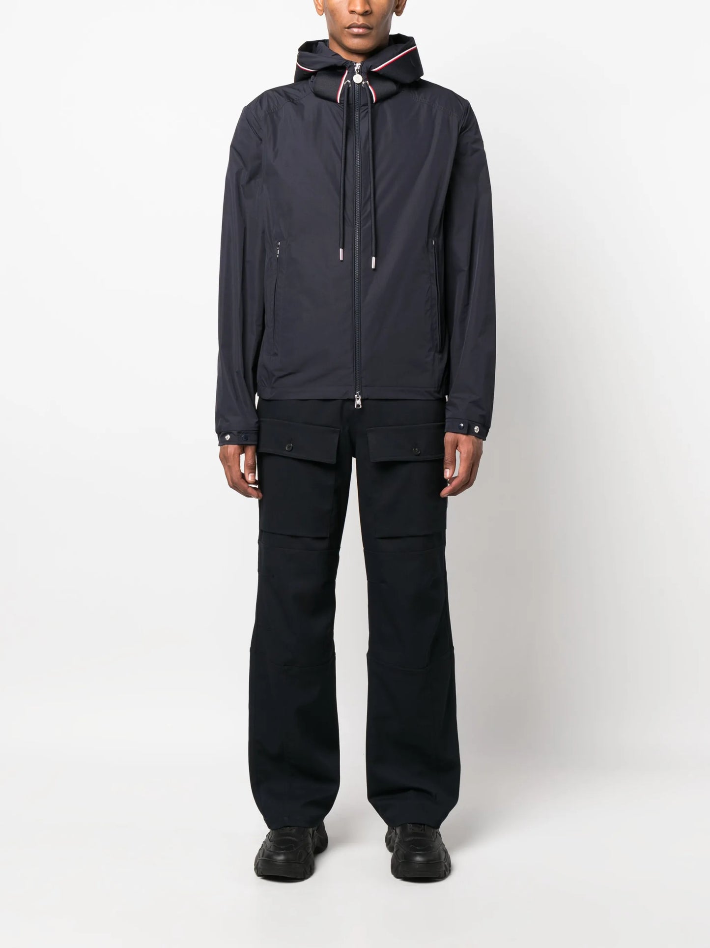 Mira logo-patch hooded jacket