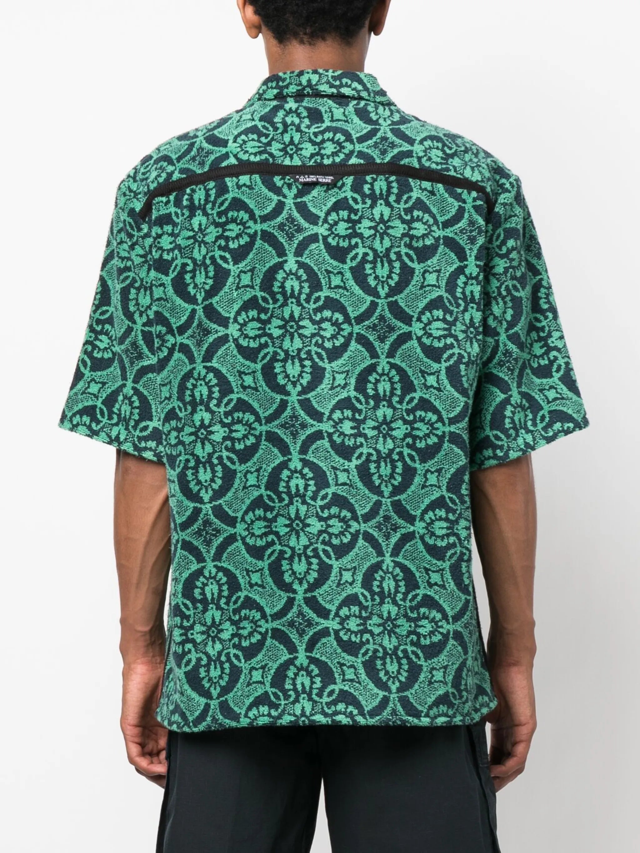 graphic-print short-sleeve shirt