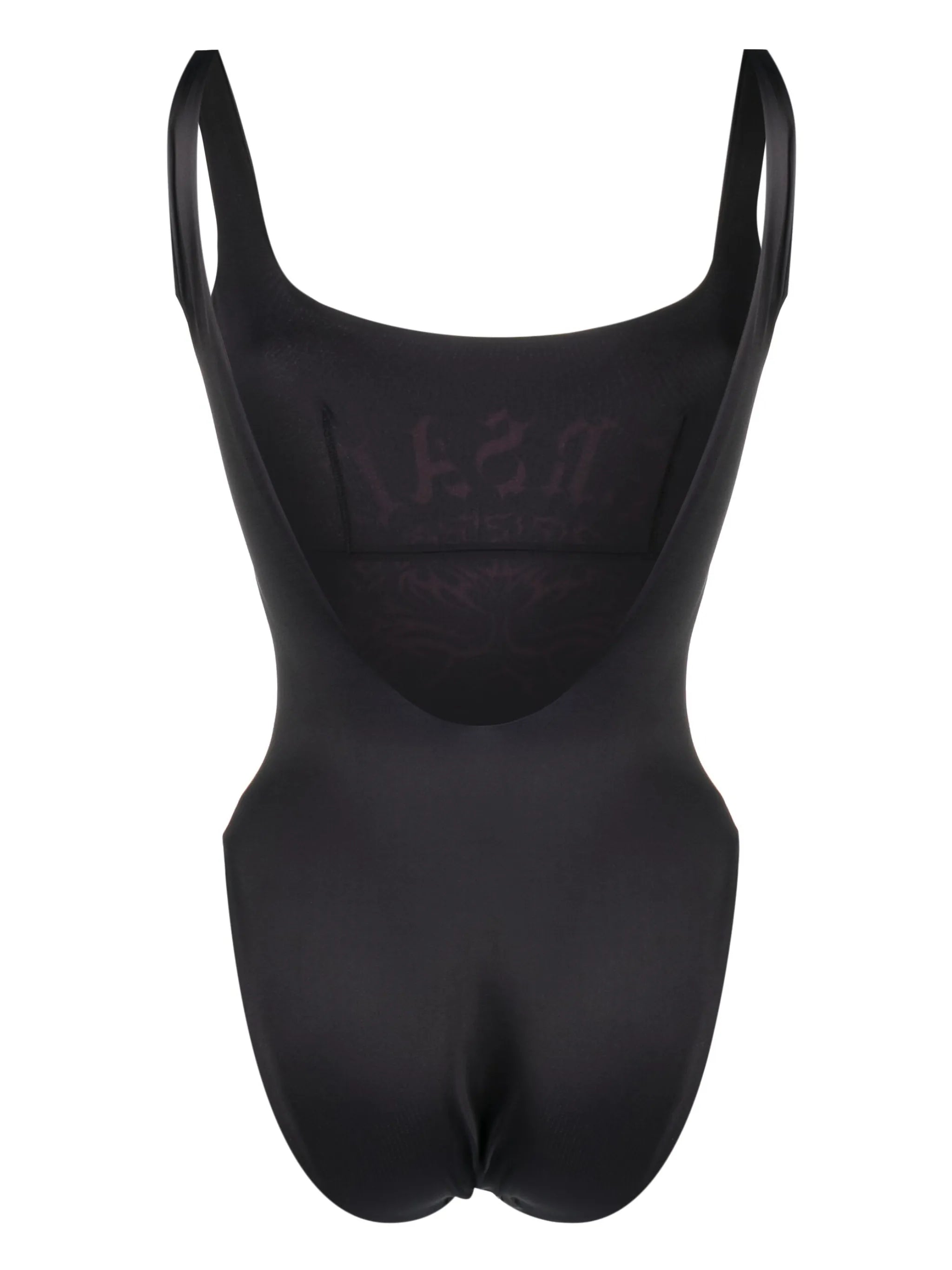 Medusa-print sleeveless swimsuit