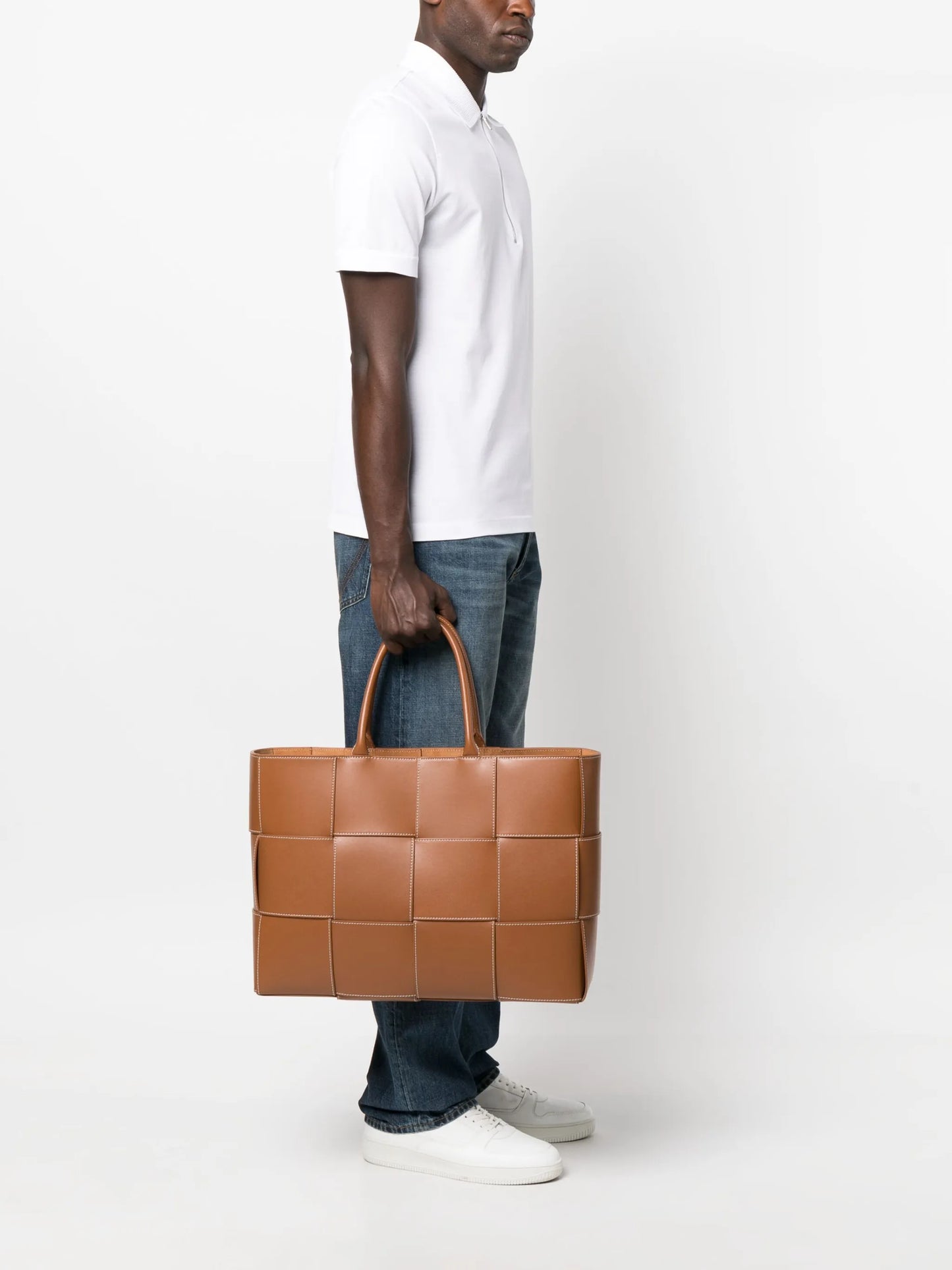 Arco leather tote bag