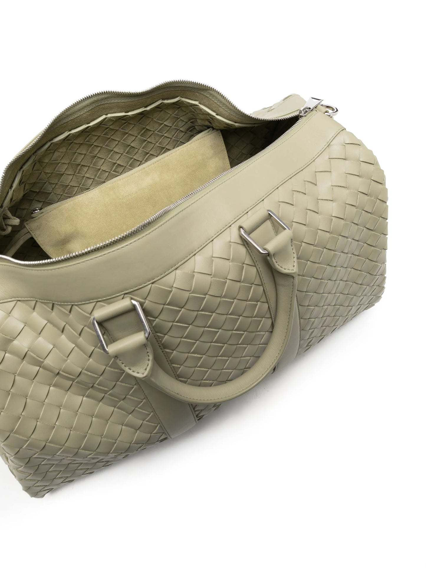medium Intrecciato leather duffle bag