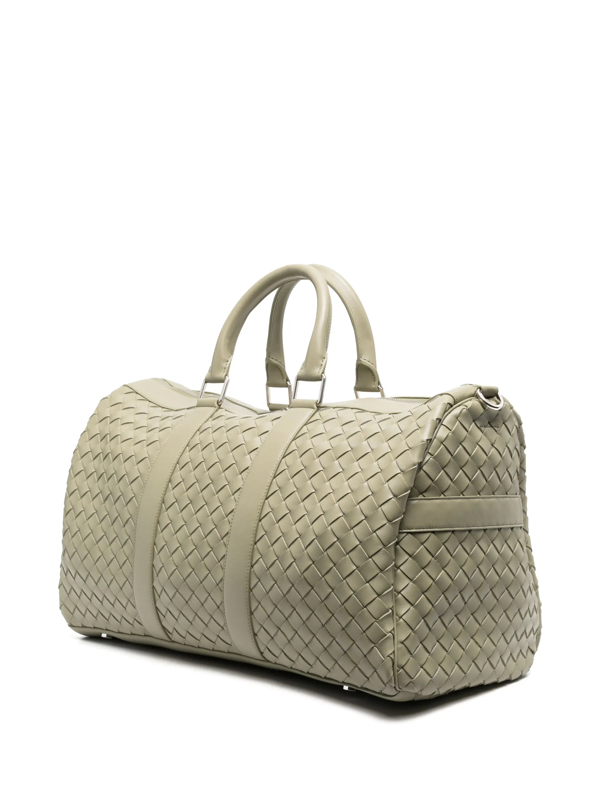 medium Intrecciato leather duffle bag