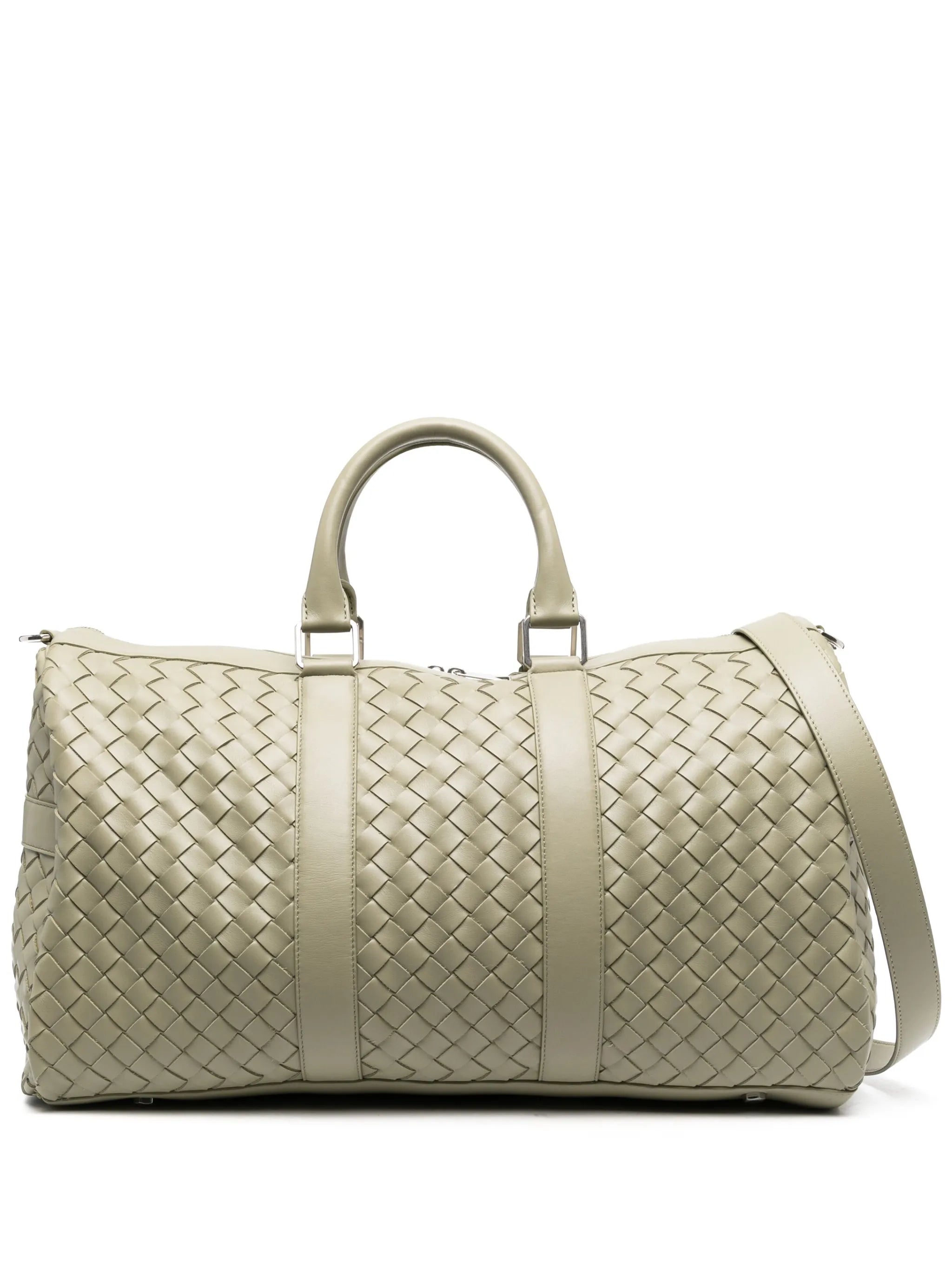 medium Intrecciato leather duffle bag