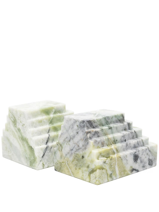 Lola marble bookends
