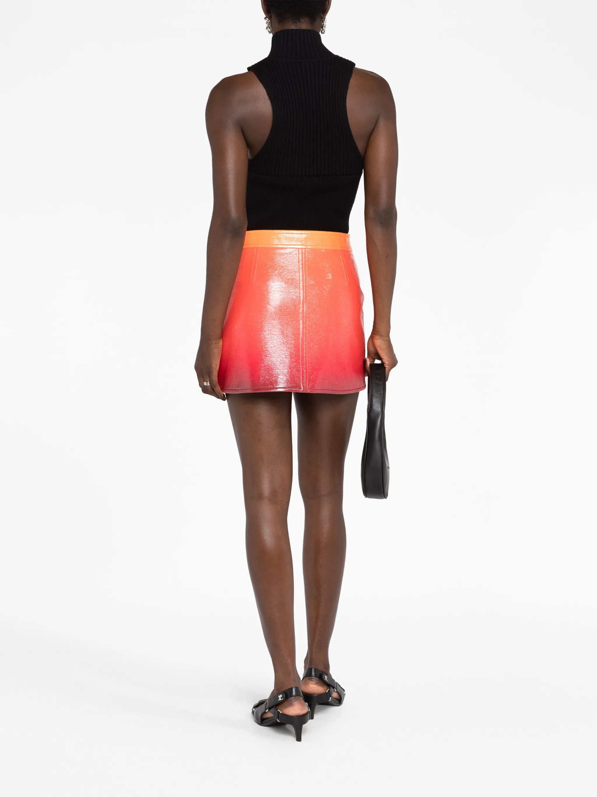 Iconic Vinyl miniskirt