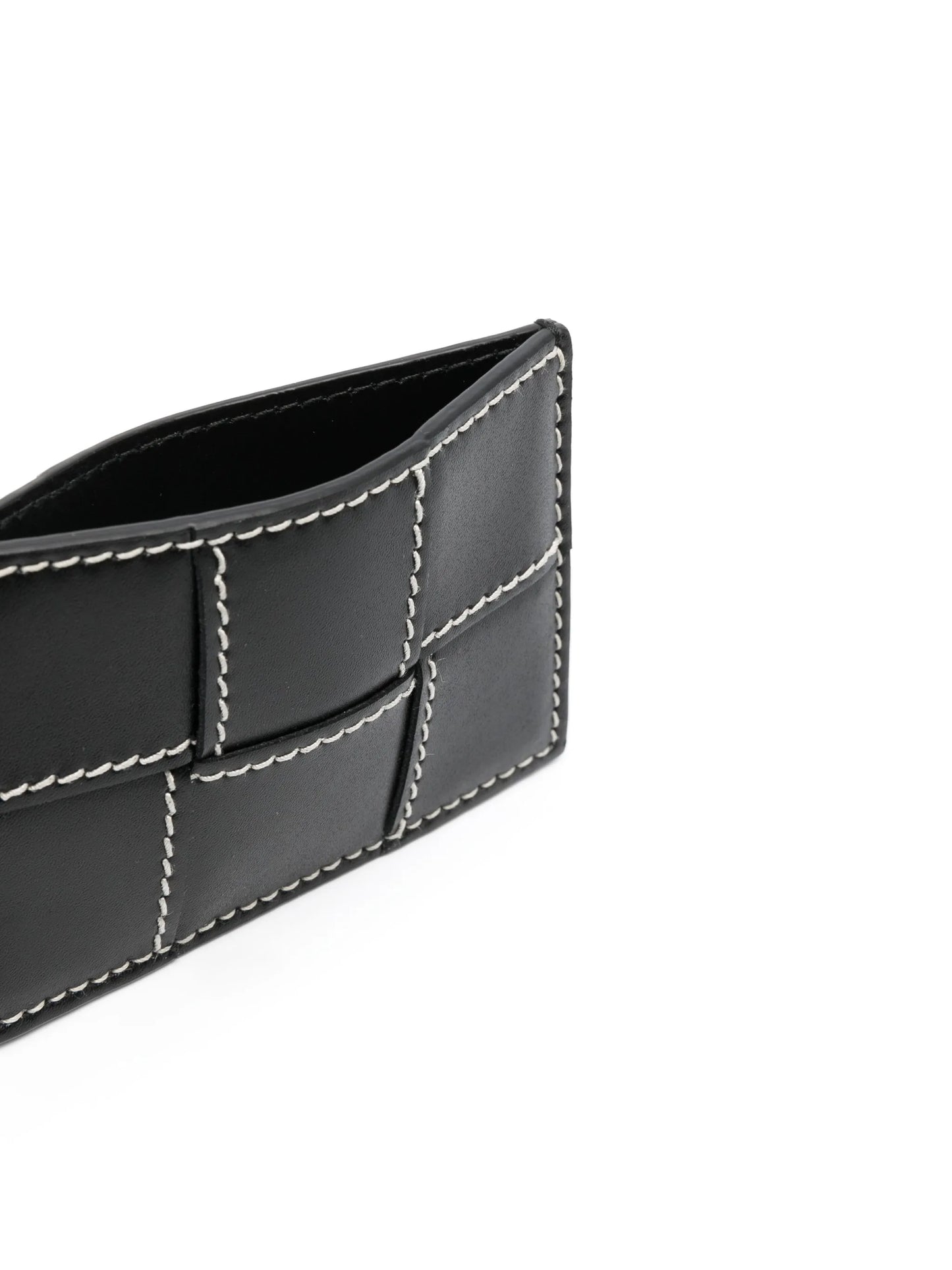 Cassette leather cardholder