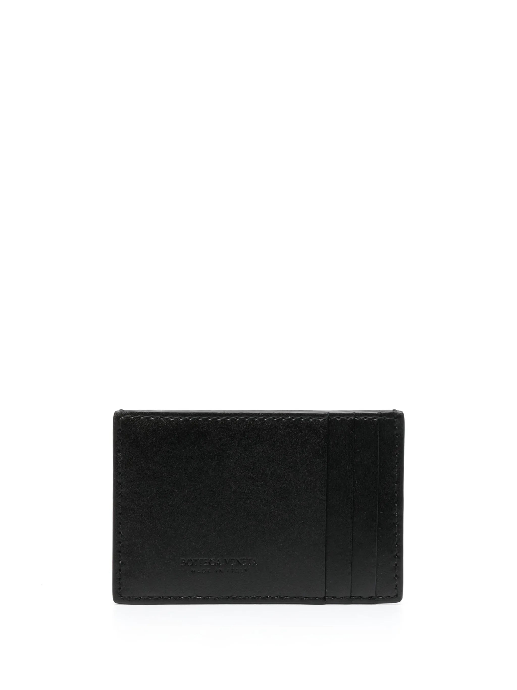 Cassette leather cardholder