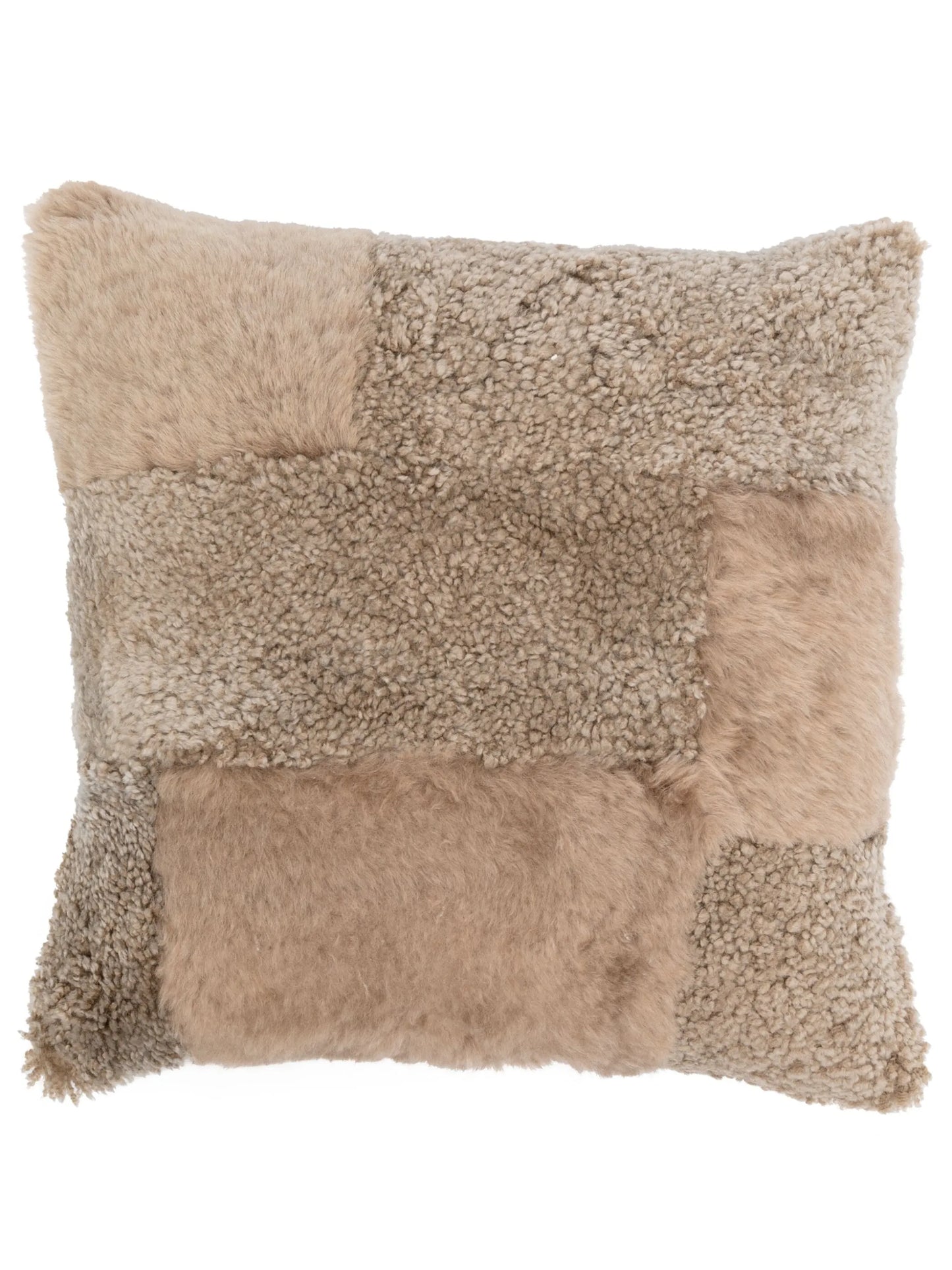 sheepskin square cushion