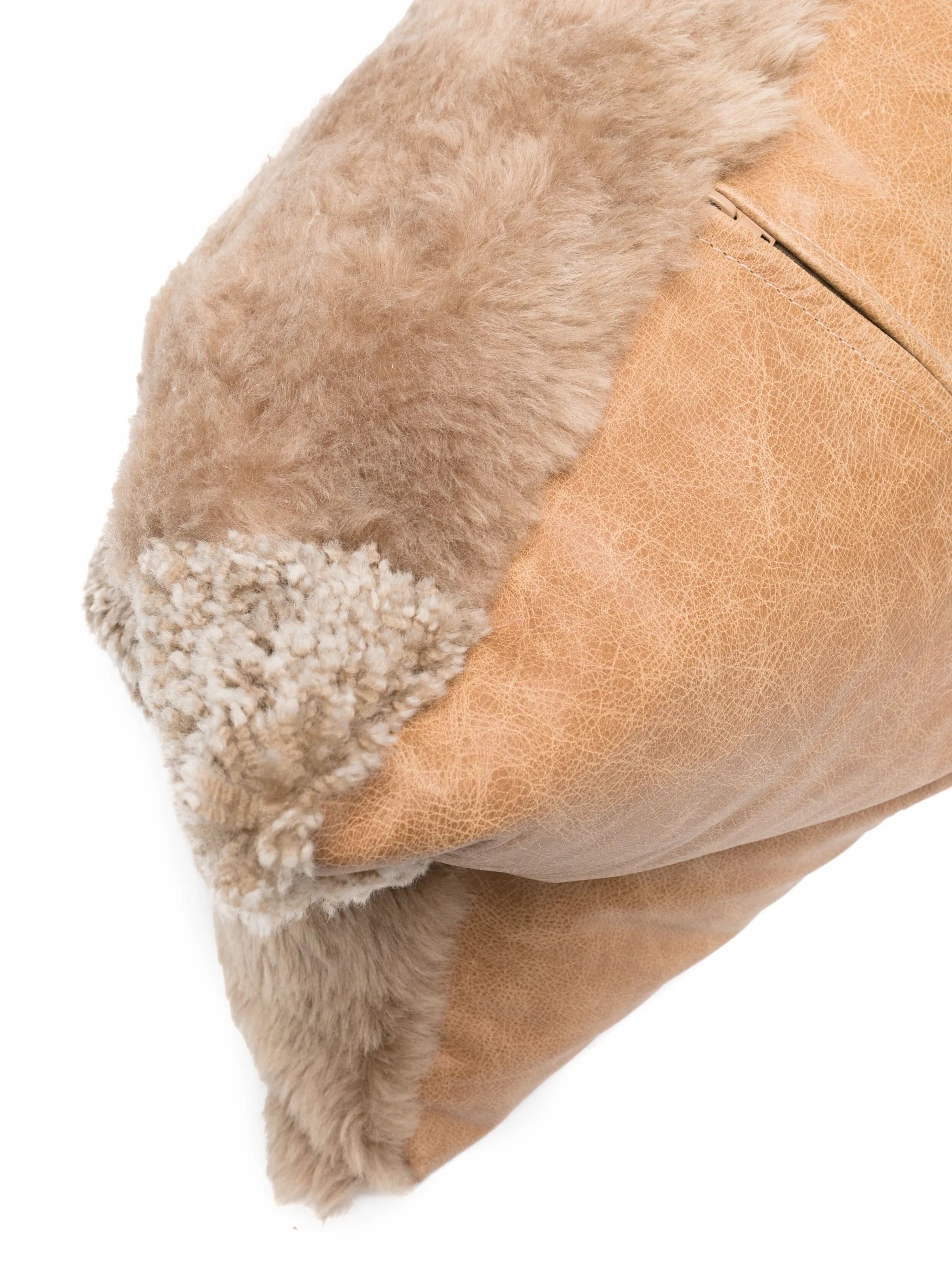 sheepskin square cushion