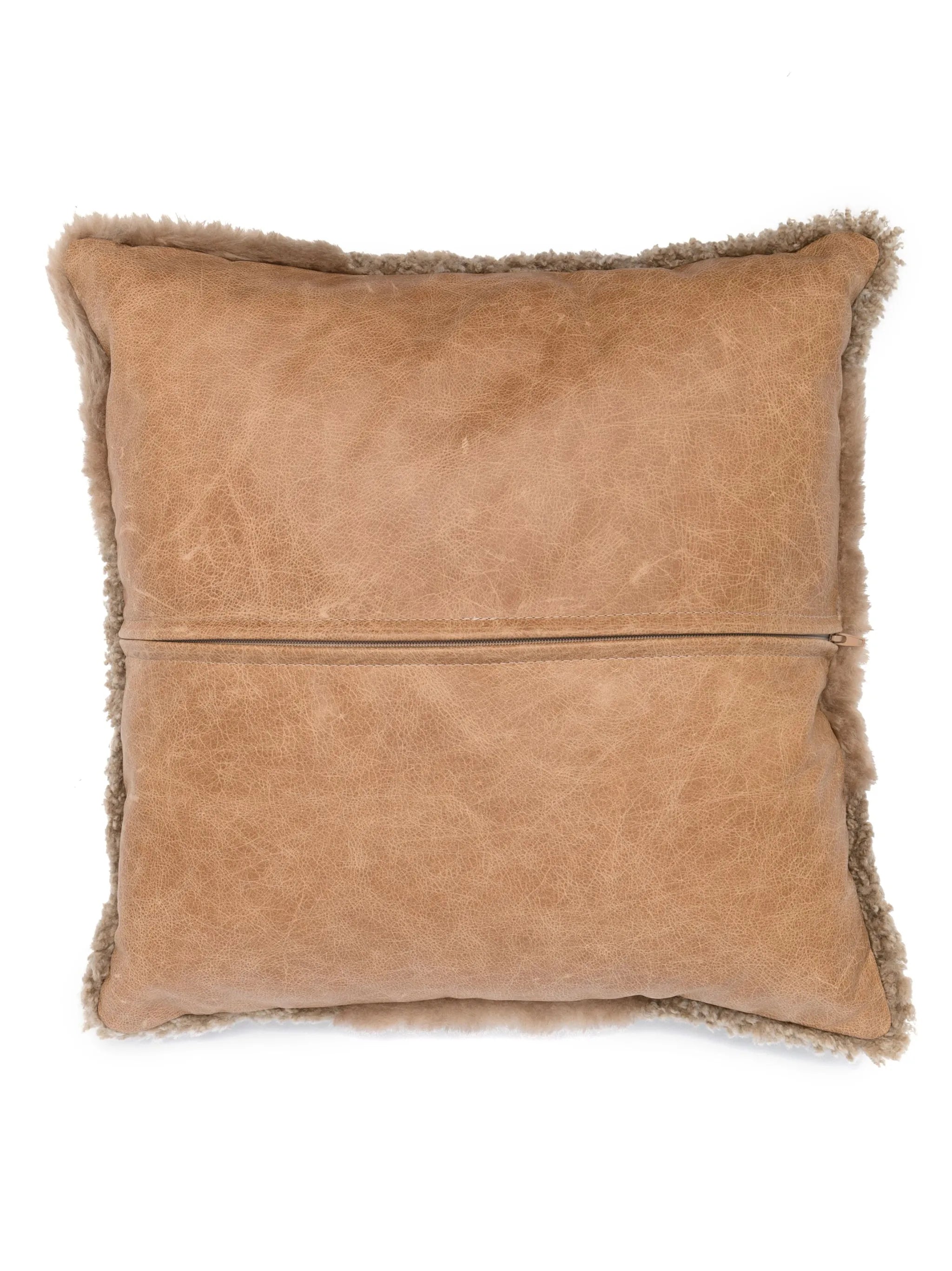 sheepskin square cushion