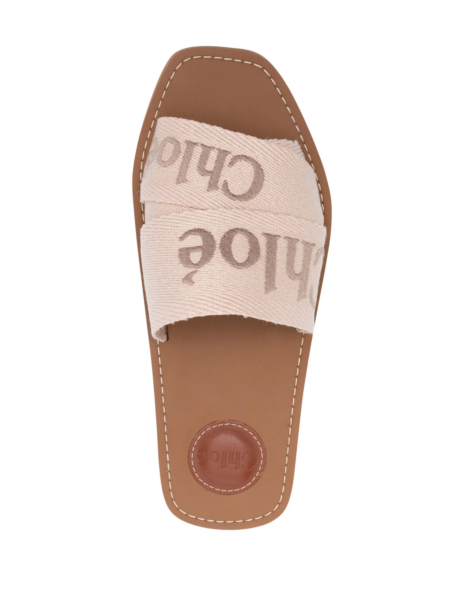 Woody linen sandals