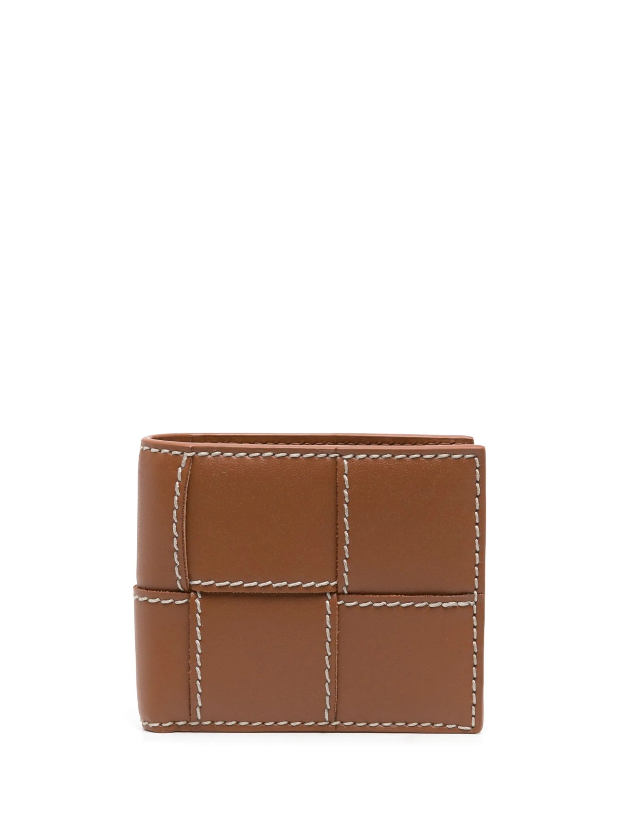Intreccio leather bifold wallet