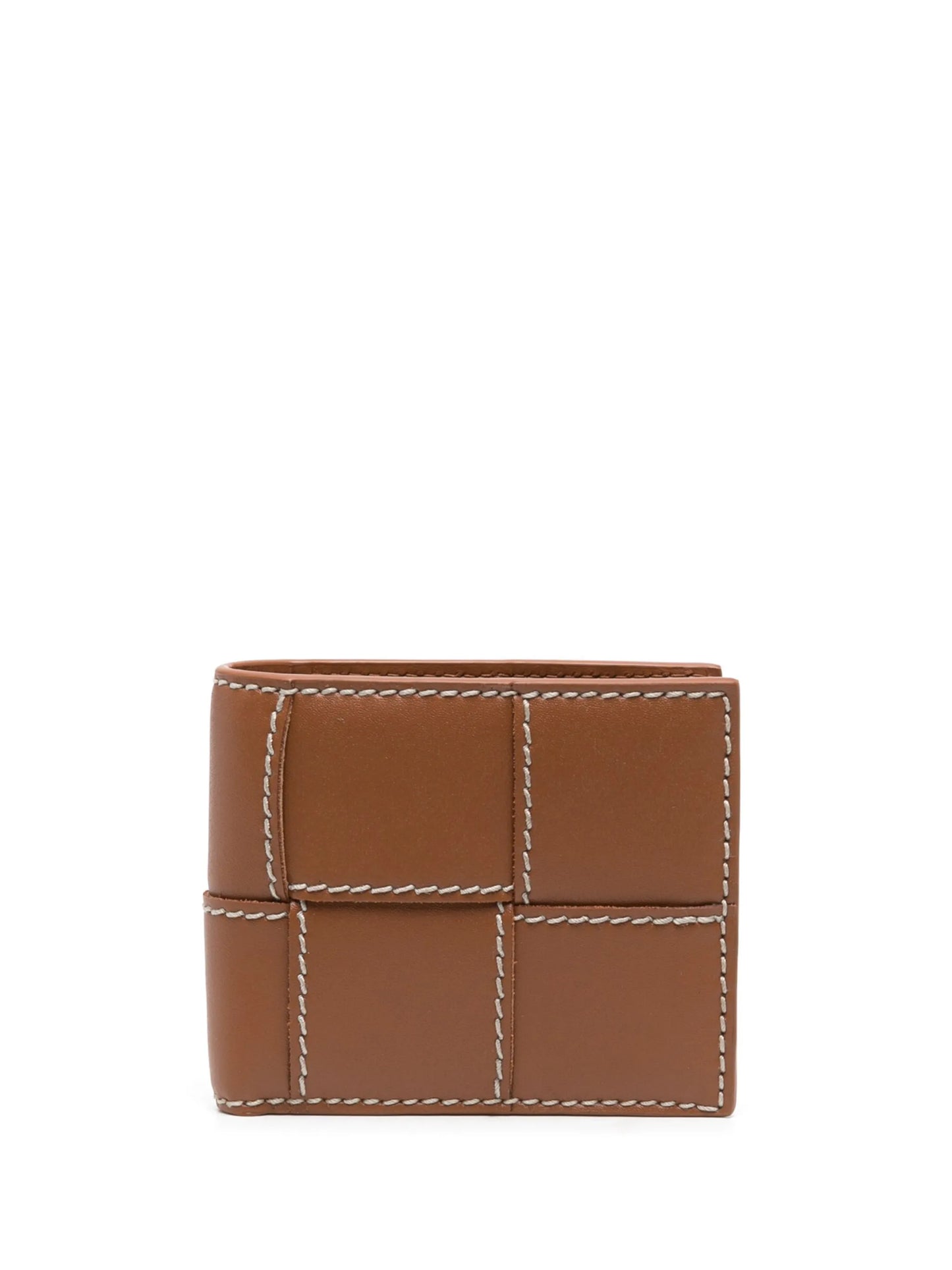 Intreccio leather bifold wallet