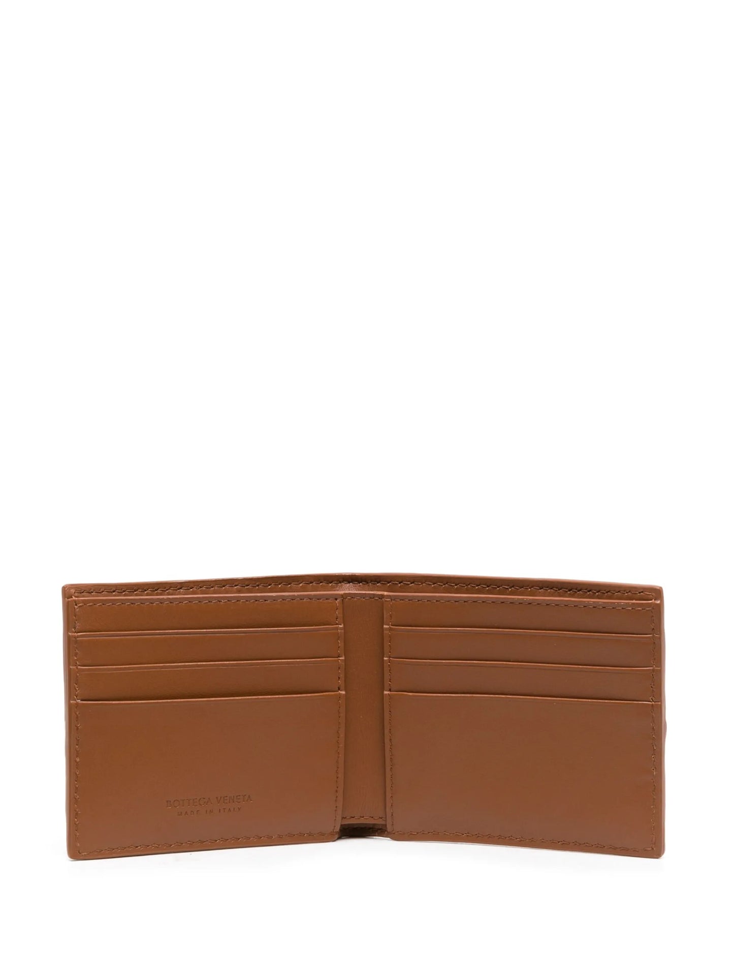 Intreccio leather bifold wallet