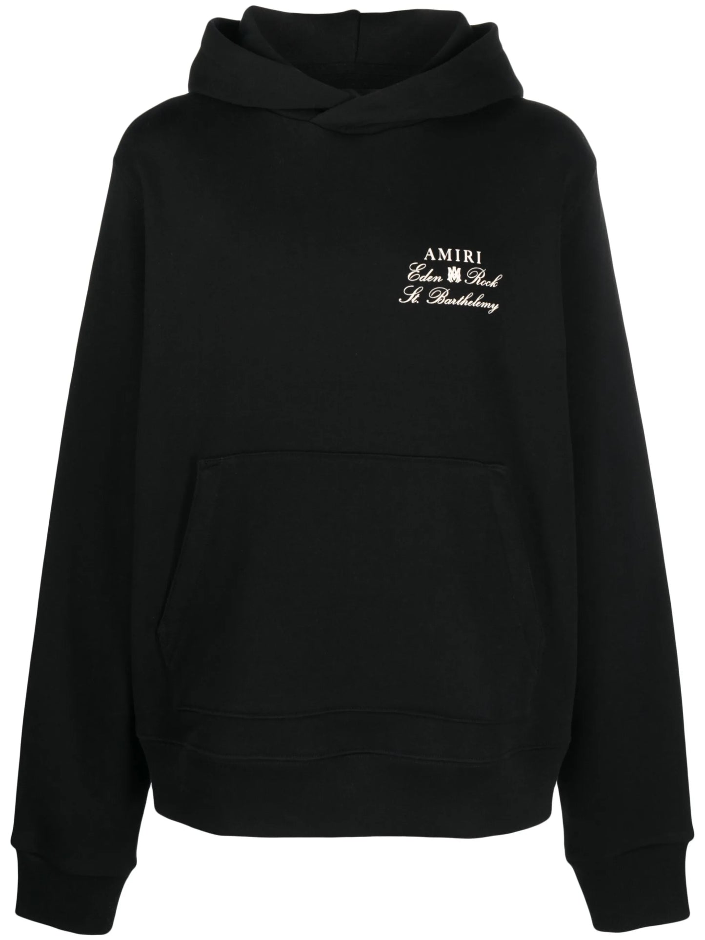 logo-print cotton hoodie