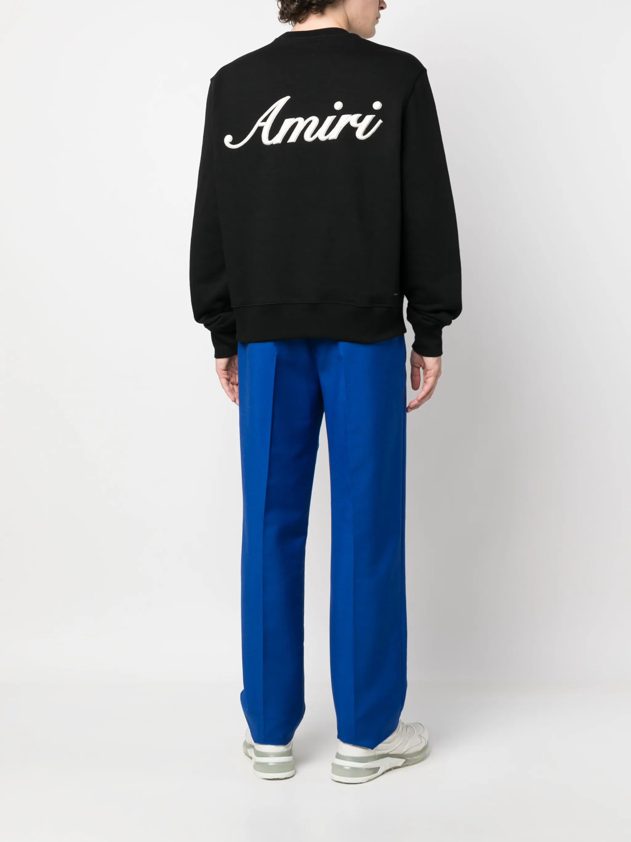 logo-embroidered cotton sweatshirt
