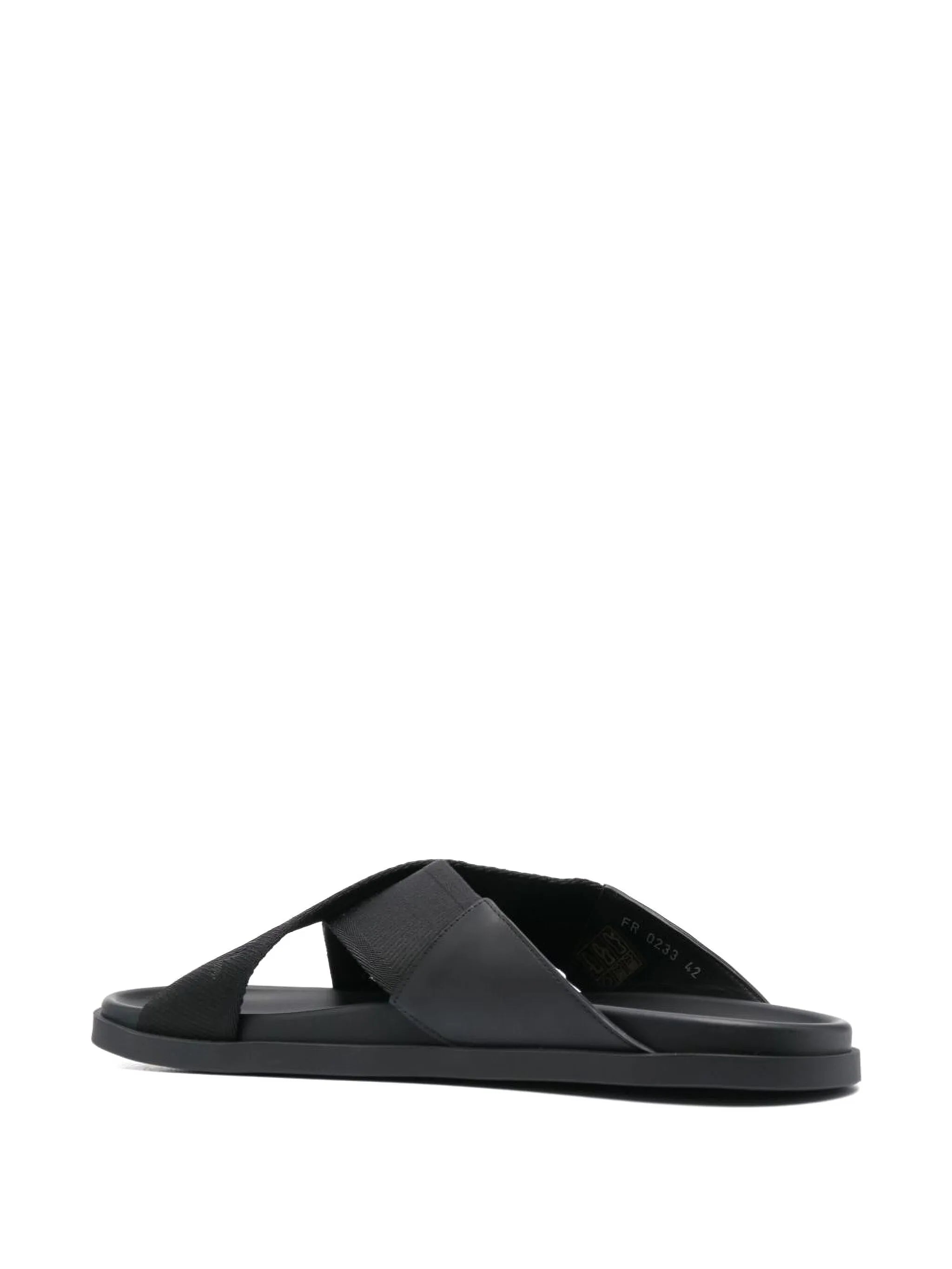 crossover-strap flat slides