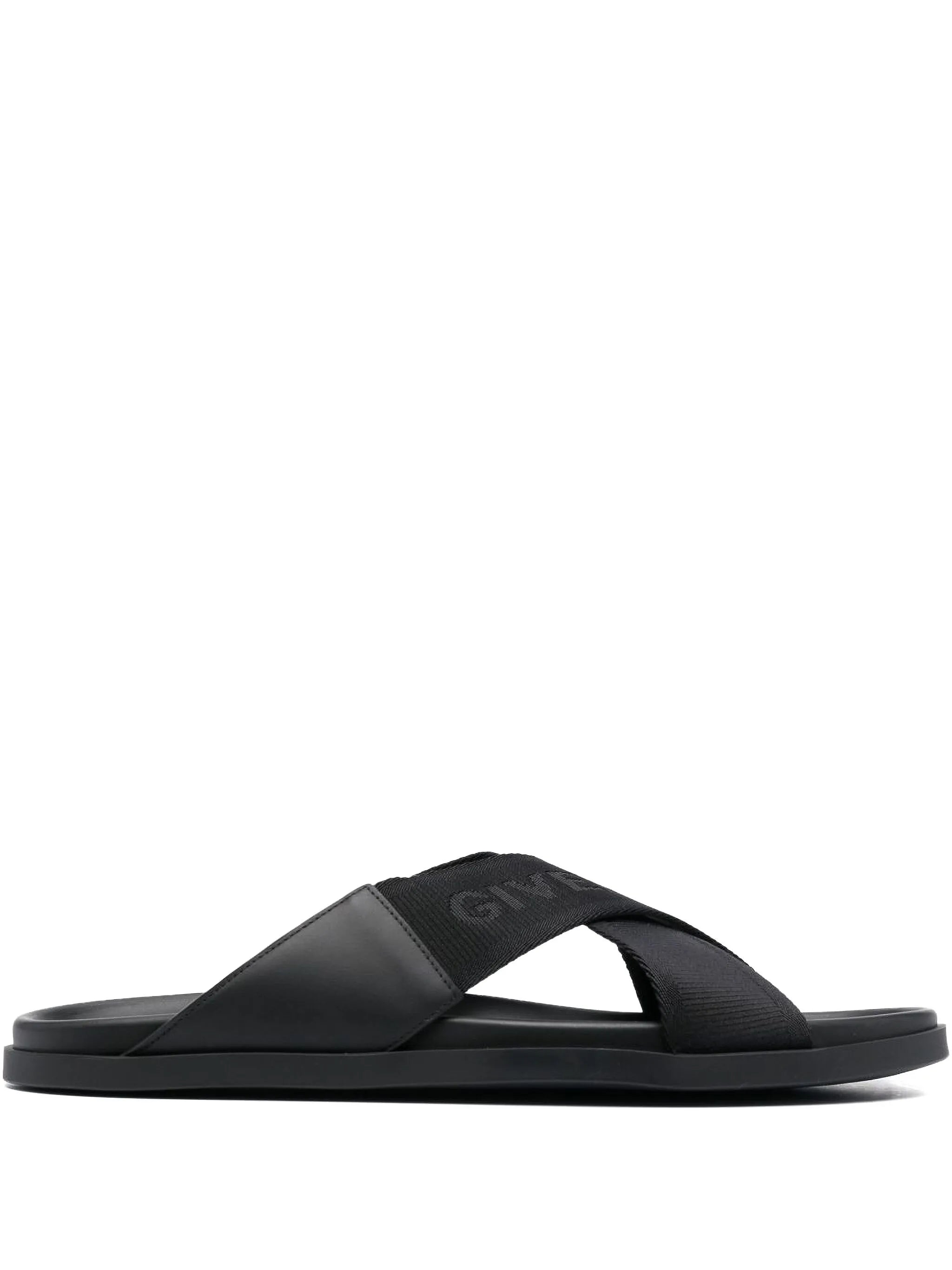 crossover-strap flat slides