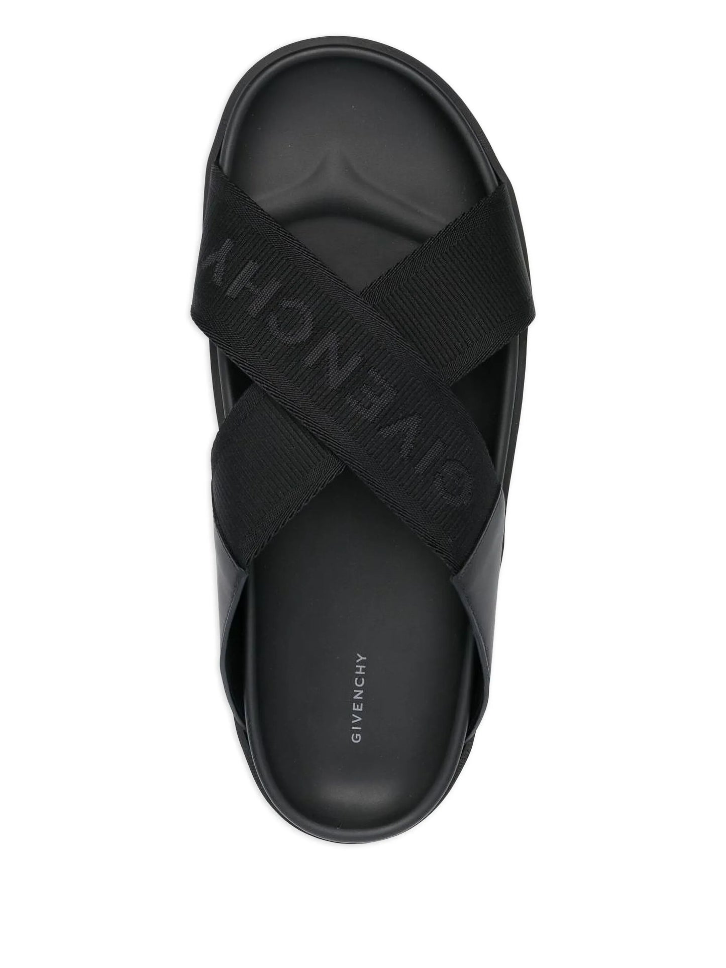 crossover-strap flat slides