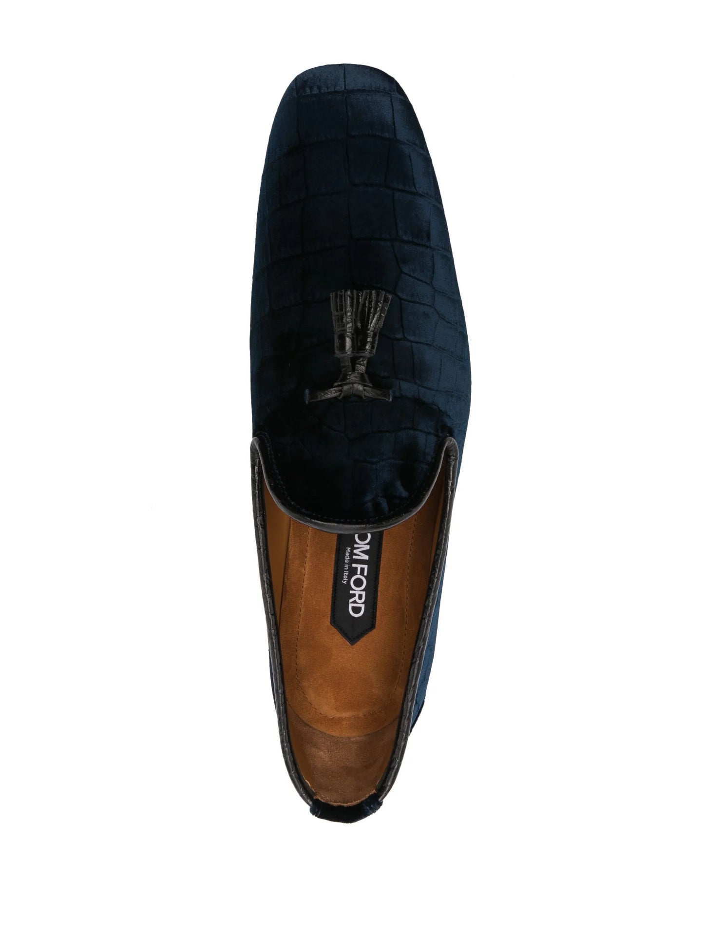 Baily square-toe velvet loafers