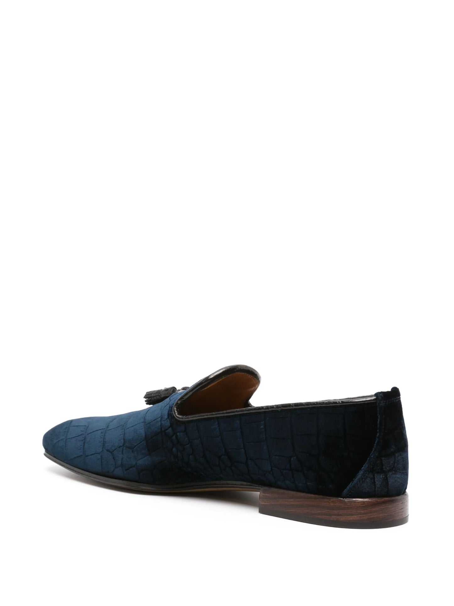 Baily square-toe velvet loafers