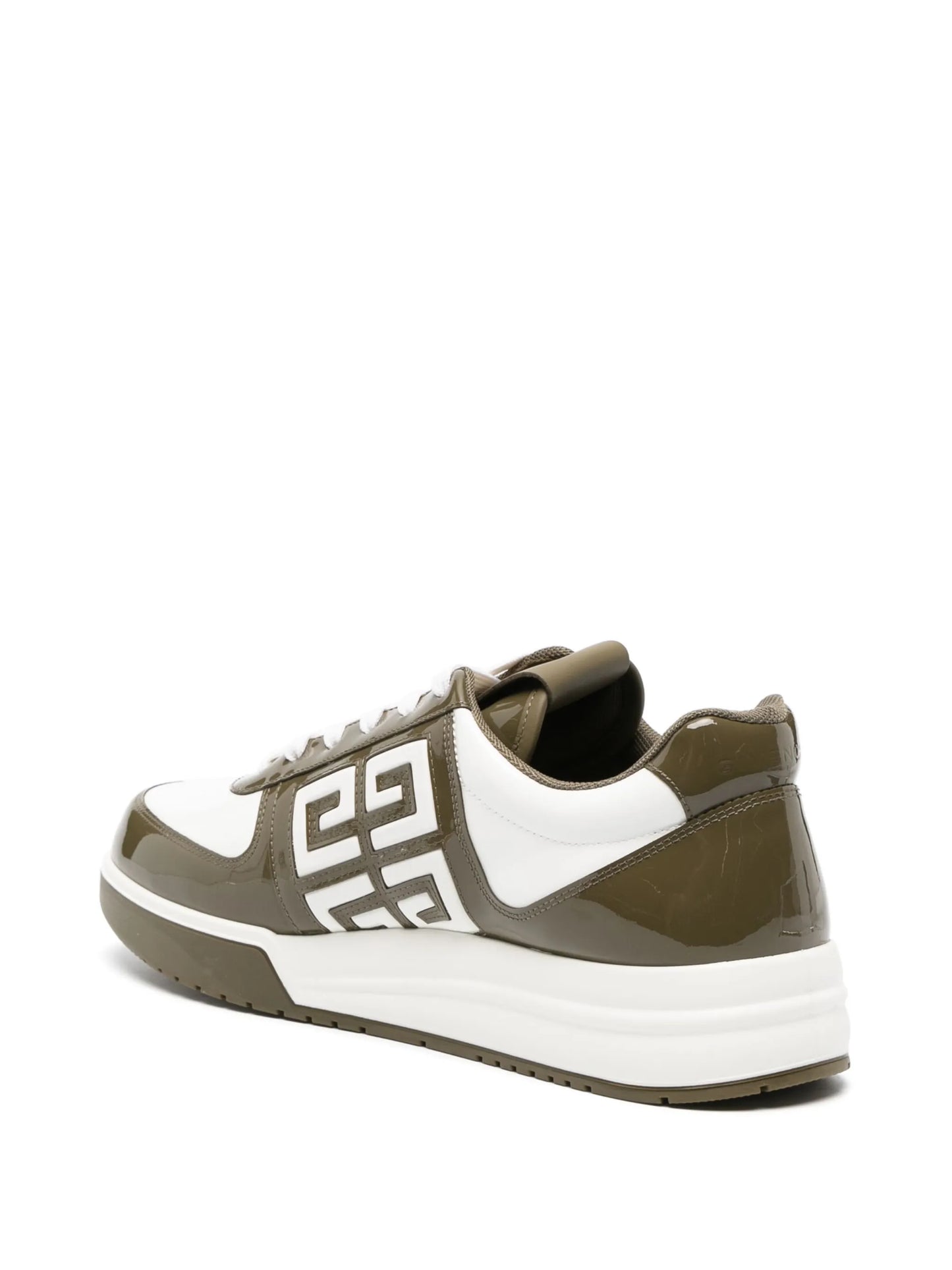 G4 panelled leather sneakers