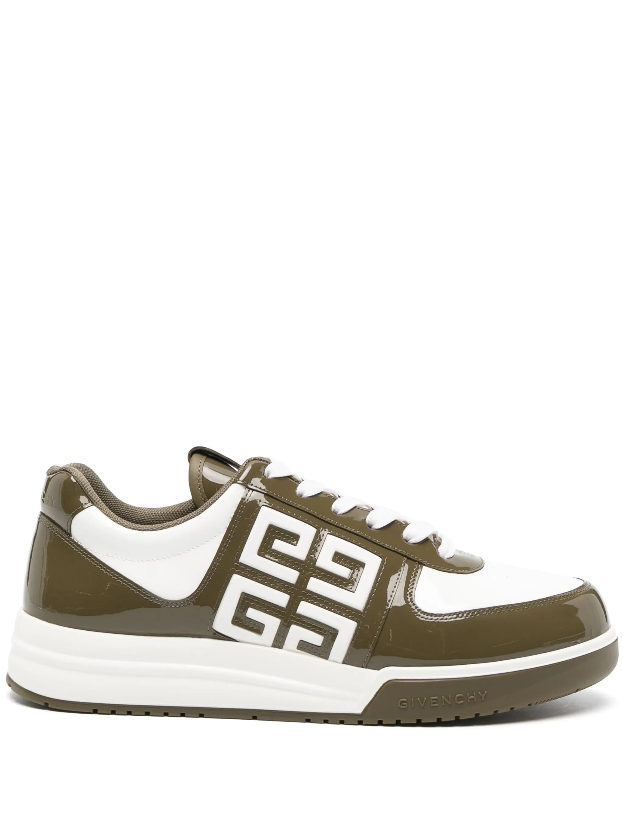 G4 panelled leather sneakers