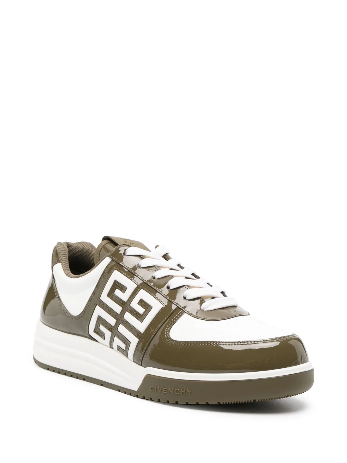 G4 panelled leather sneakers