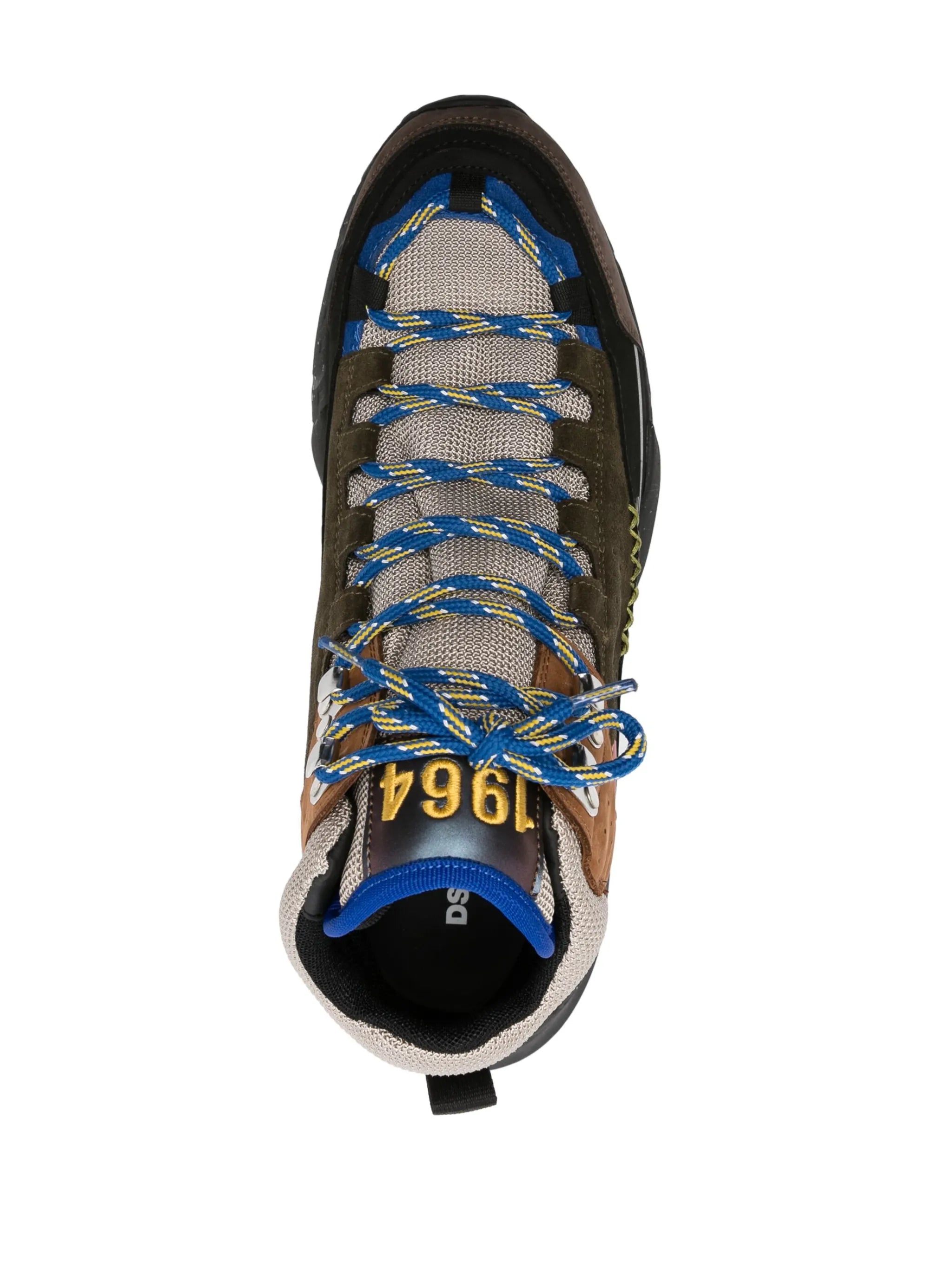 panelled hiking boots