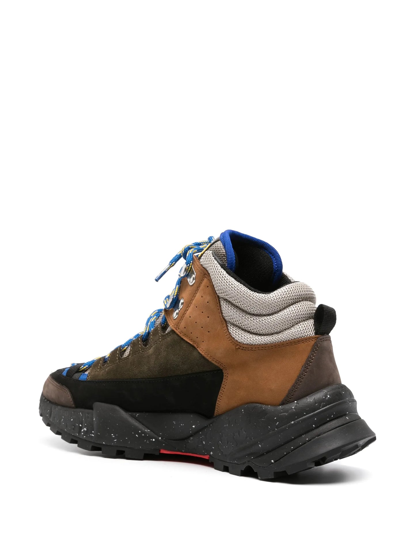 panelled hiking boots