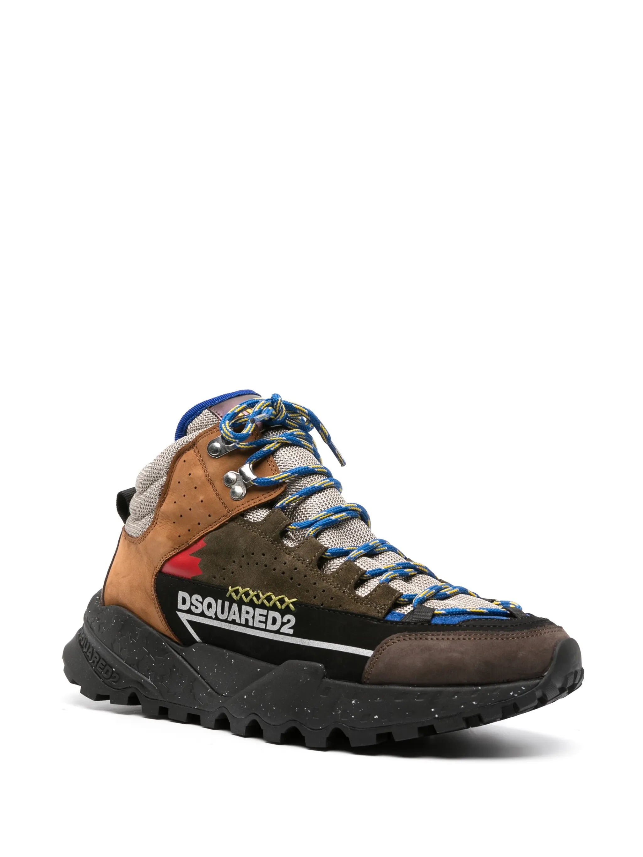 panelled hiking boots