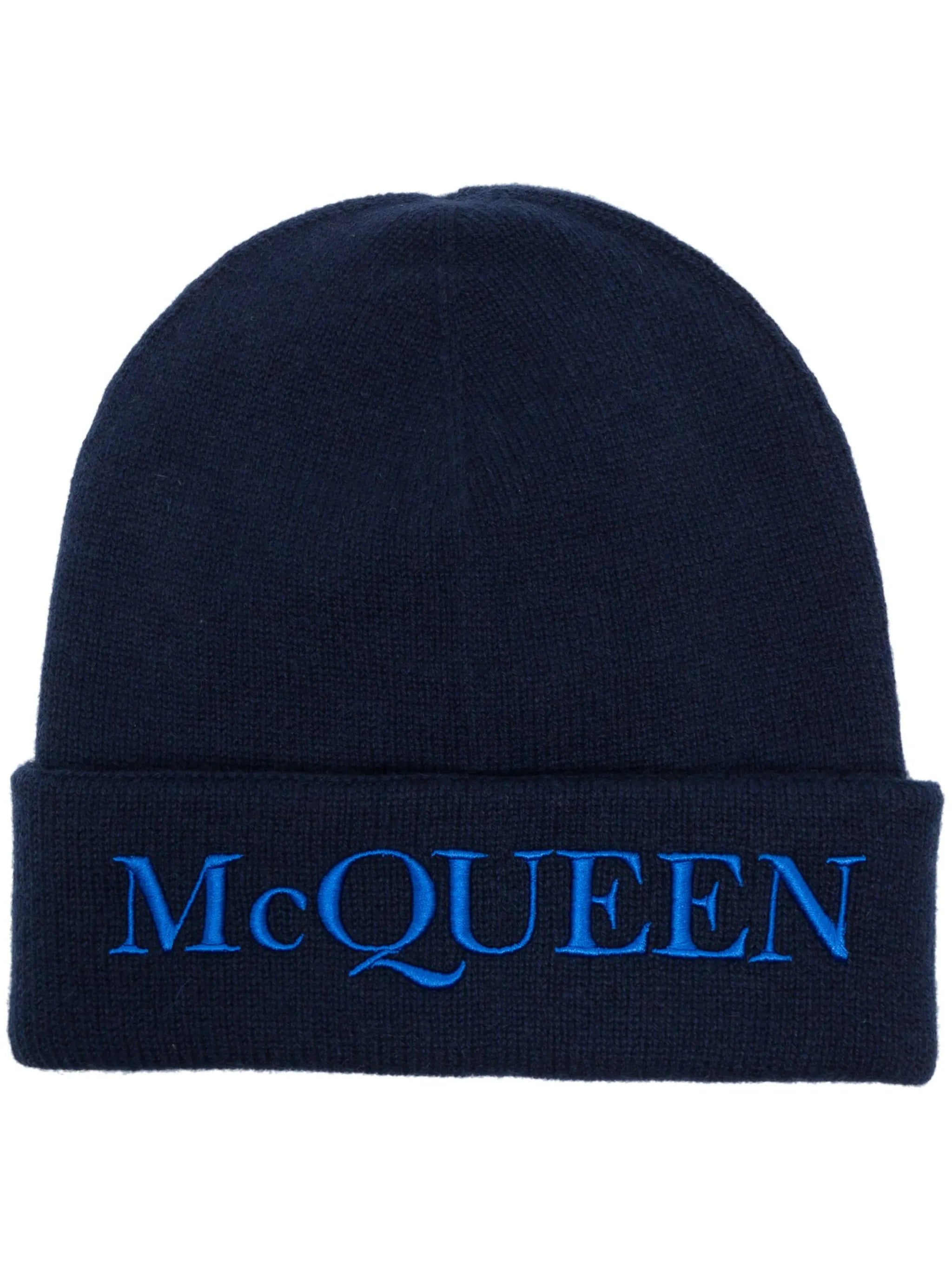 logo-embroidered cashmere beanie