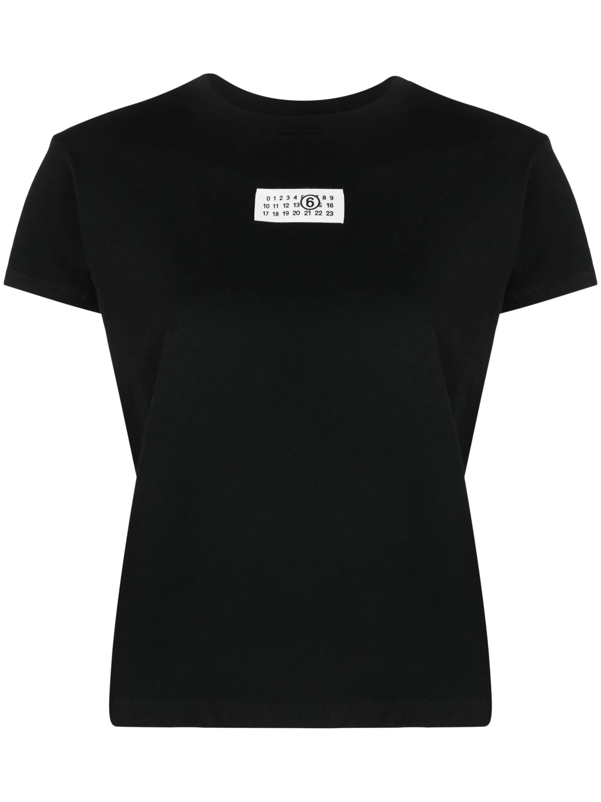 numbers-motif cotton T-shirt