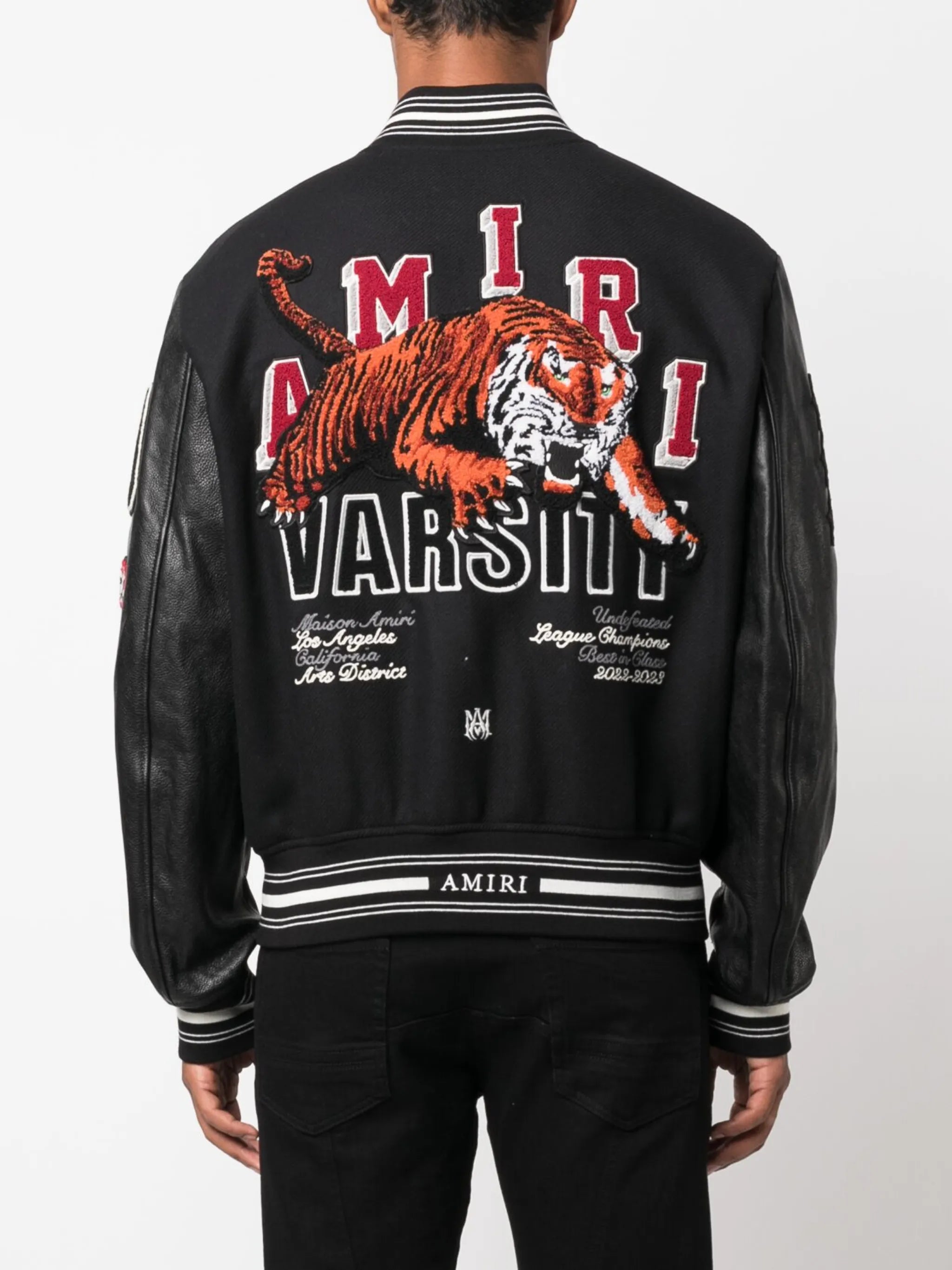 logo-patch varsity jacket