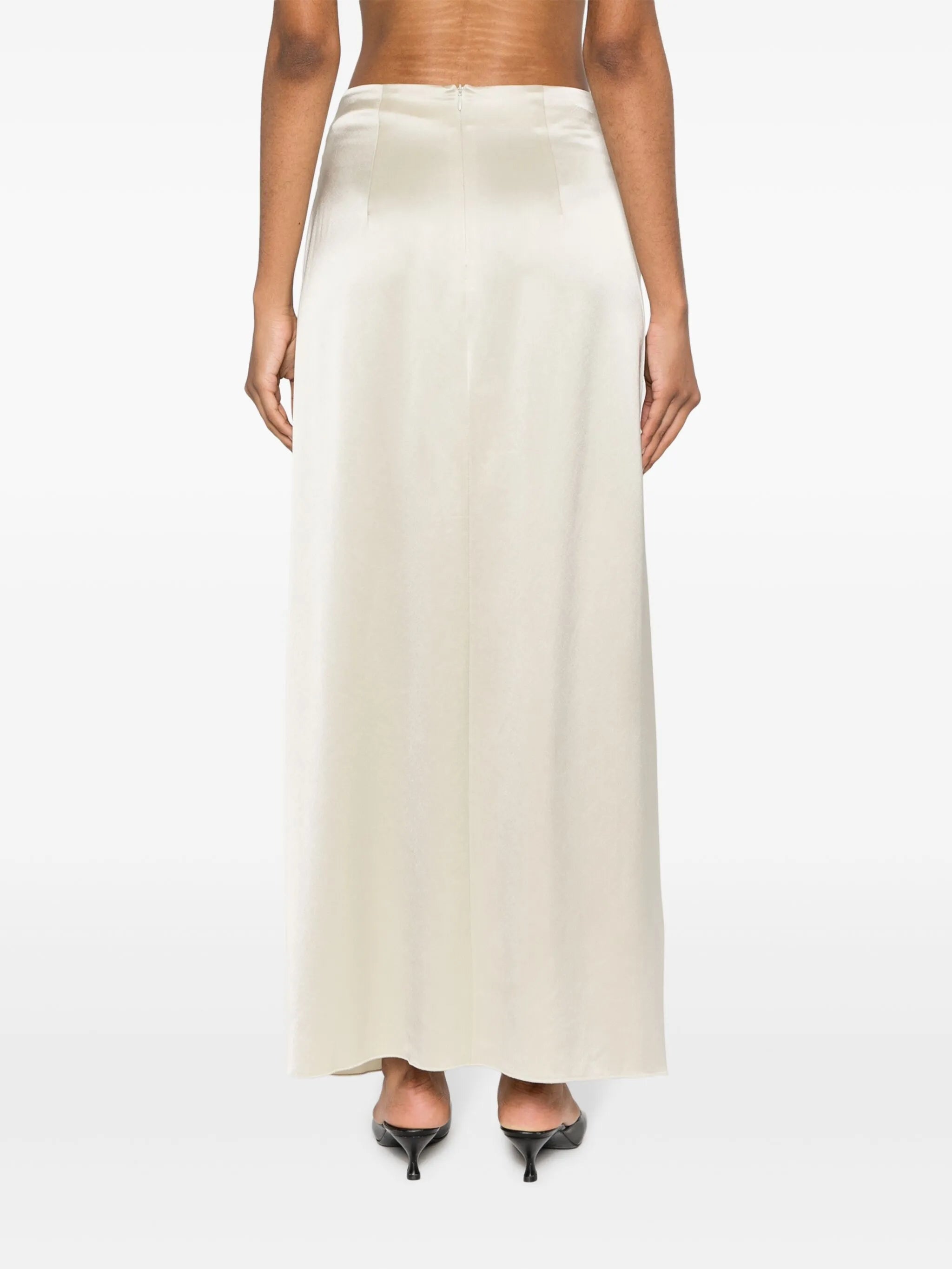 Heida satin maxi skirt