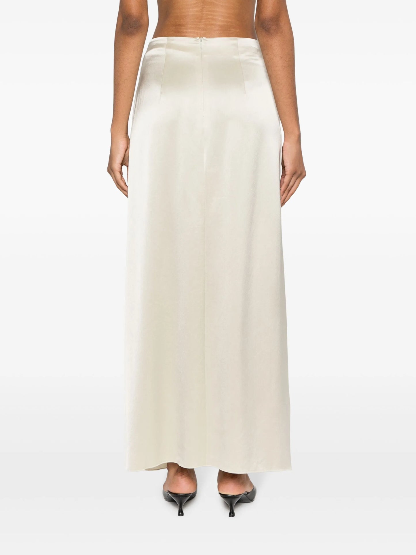 Heida satin maxi skirt