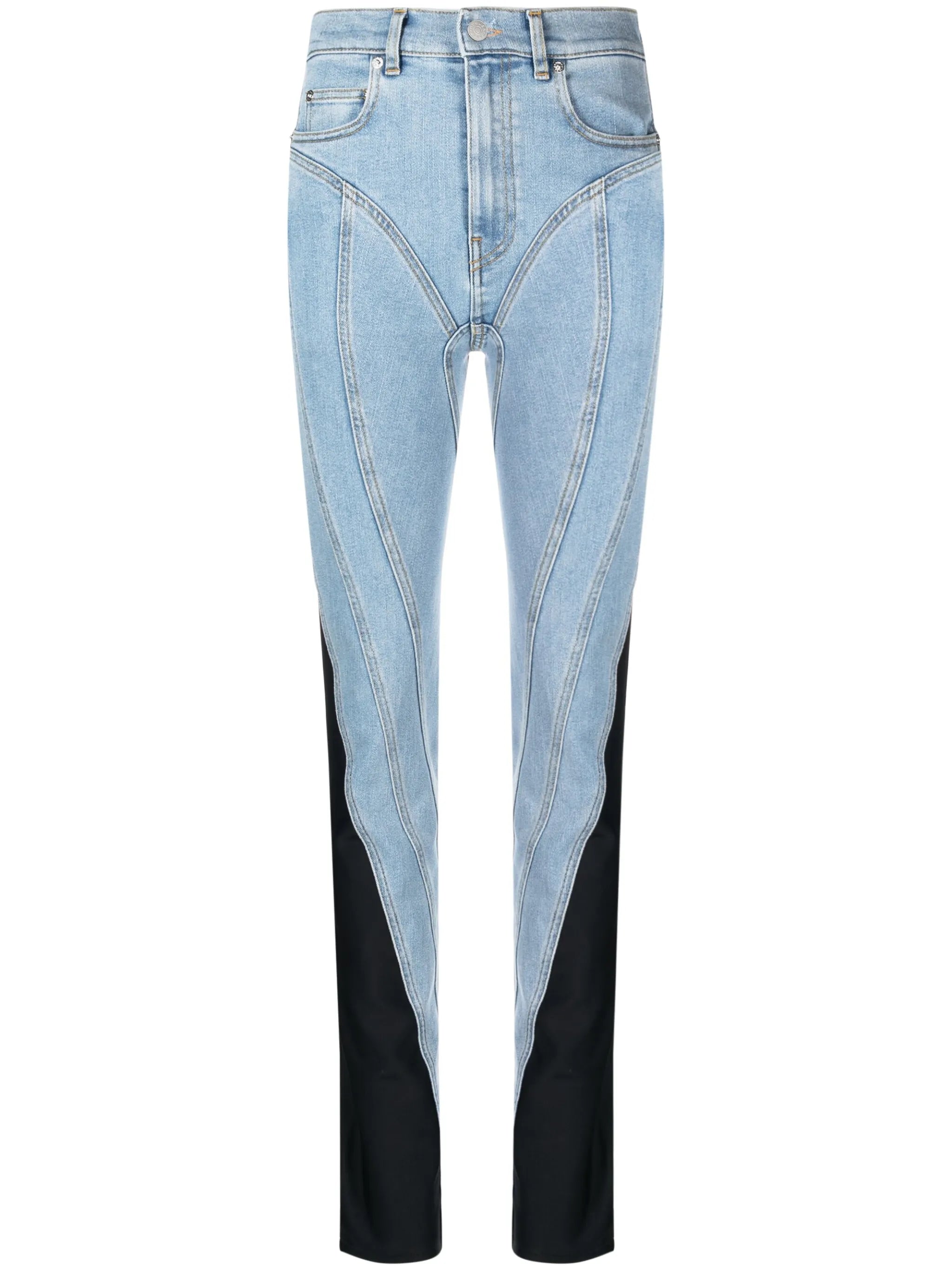Spiral skinny jeans