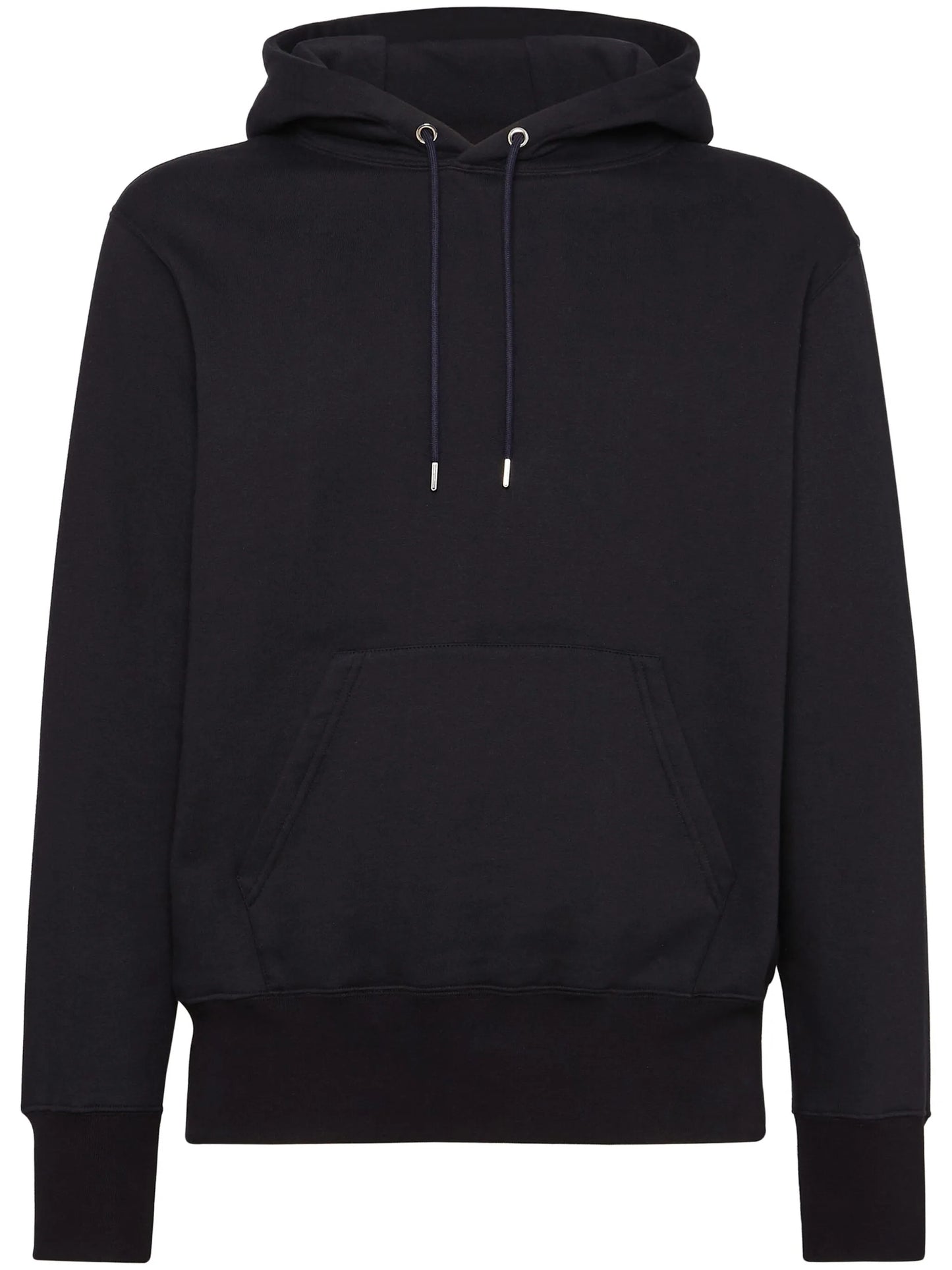 stripe-detailing cotton hoodie