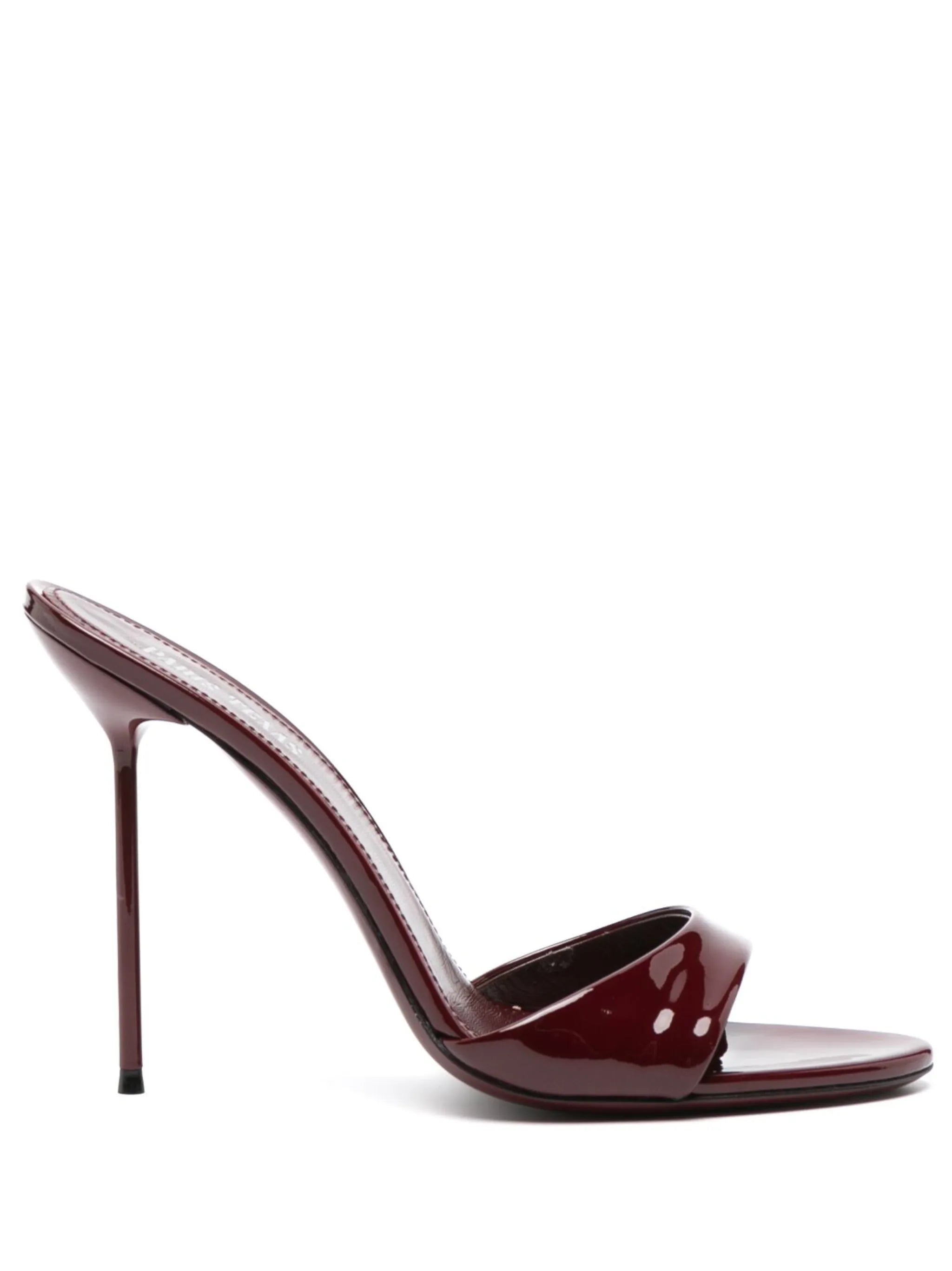 Lidia patent-finish sandals