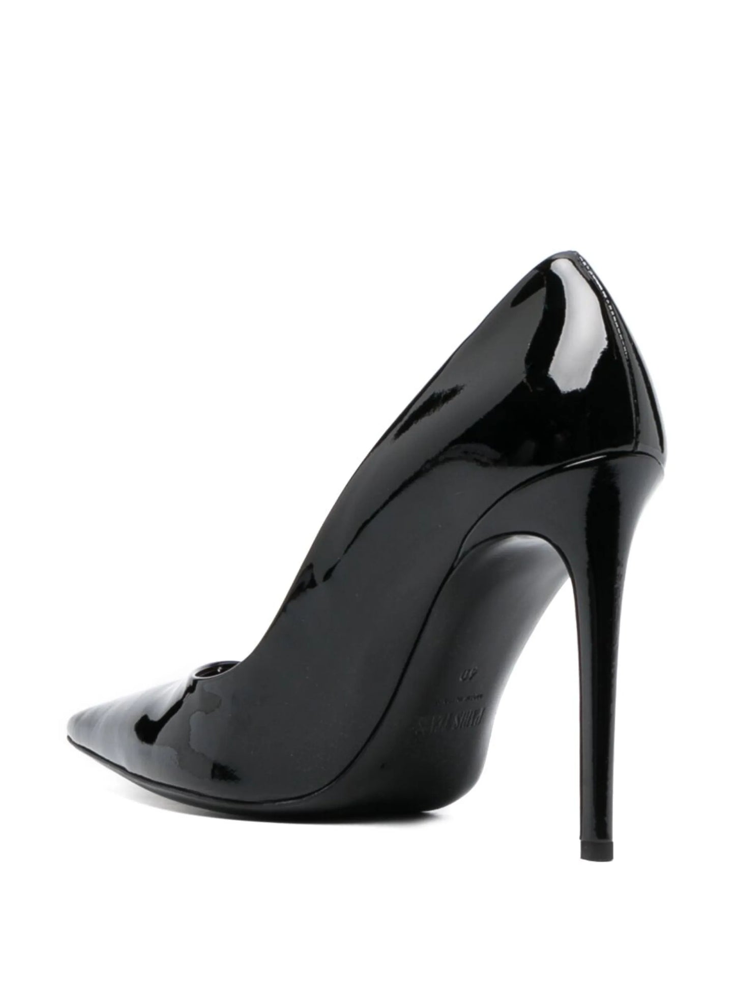 pointed-toe leather pumps