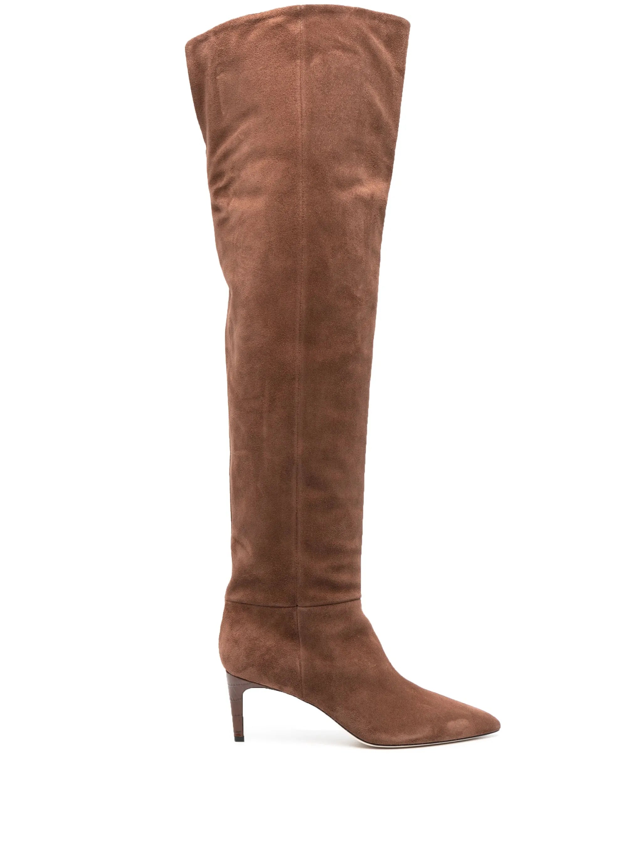 60mm suede knee-high boots