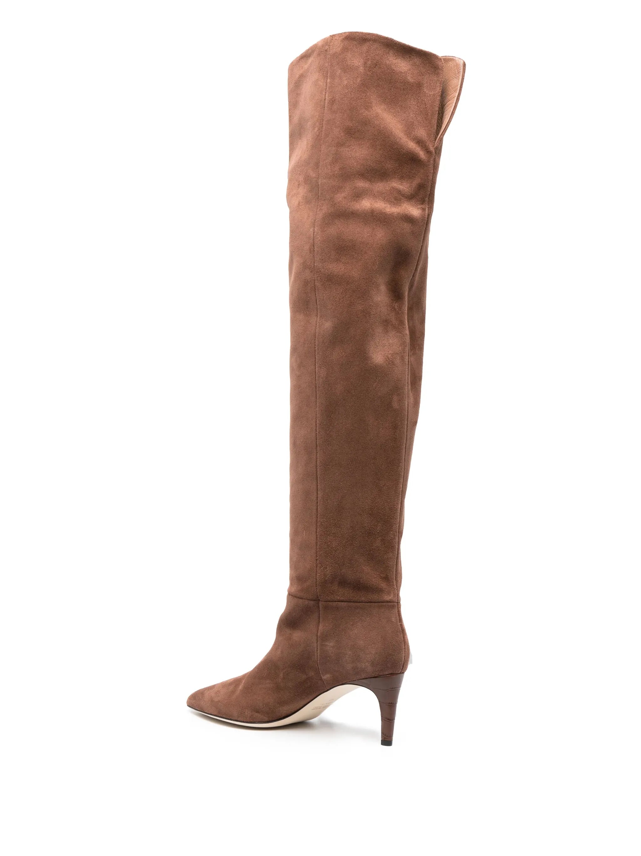 60mm suede knee-high boots