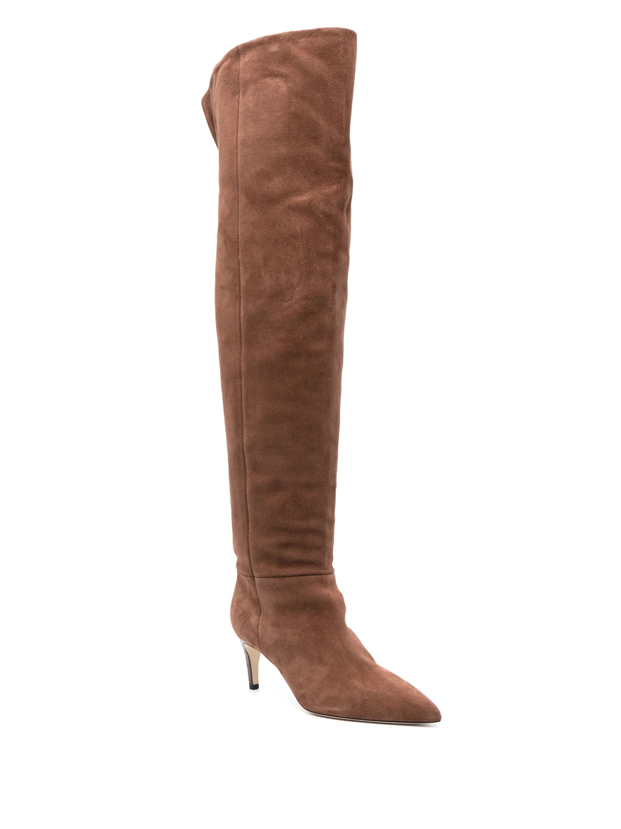 60mm suede knee-high boots