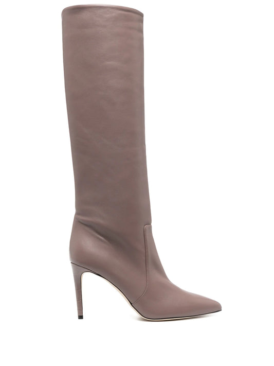 90mm leather knee-high boots