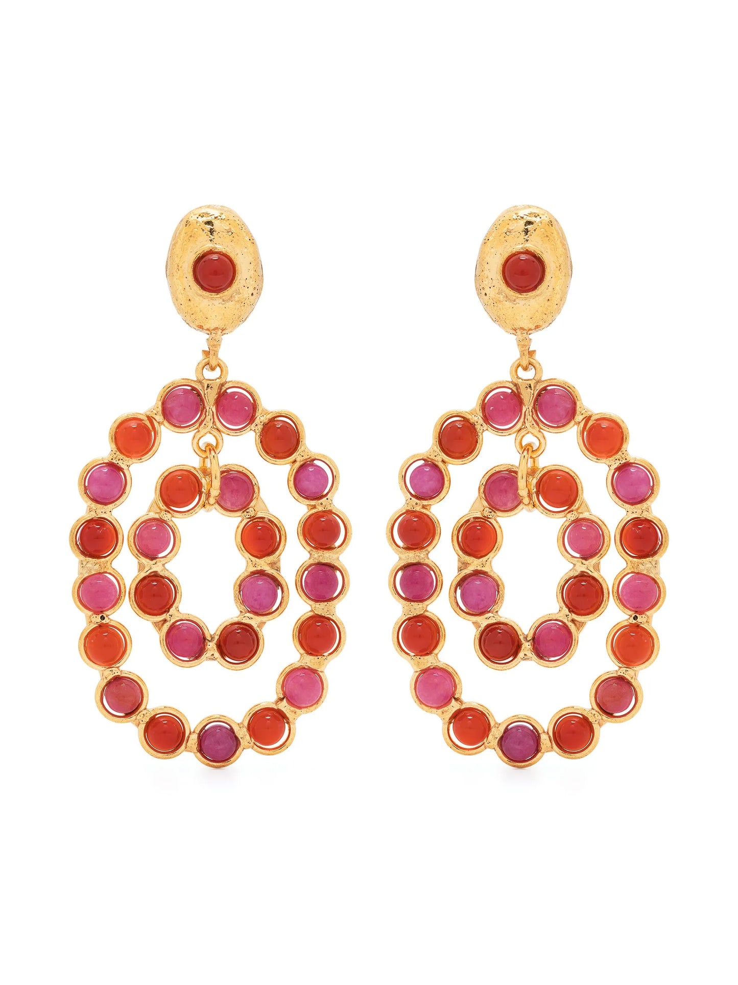 Gina stone-embellished earrings