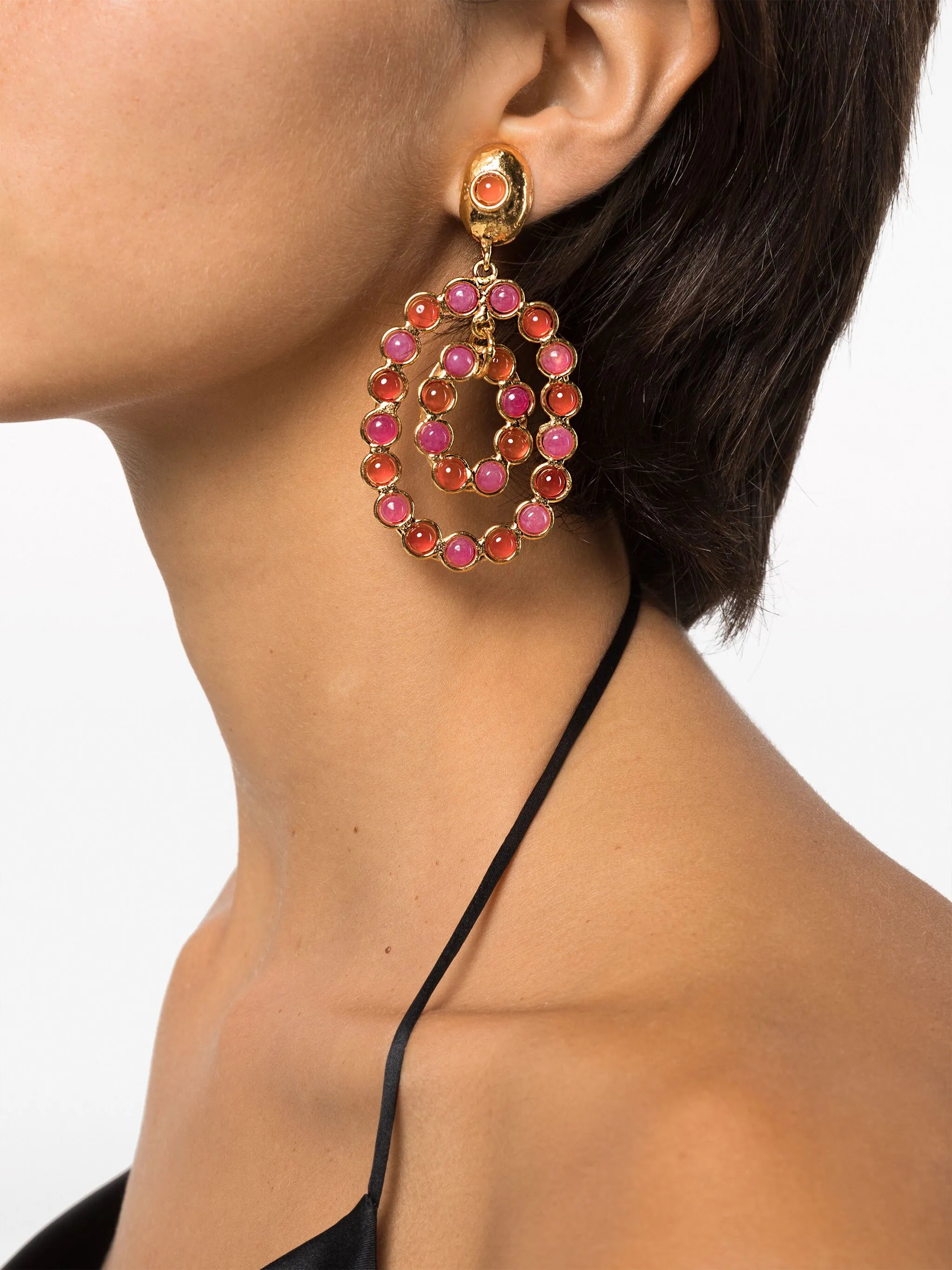 Gina stone-embellished earrings