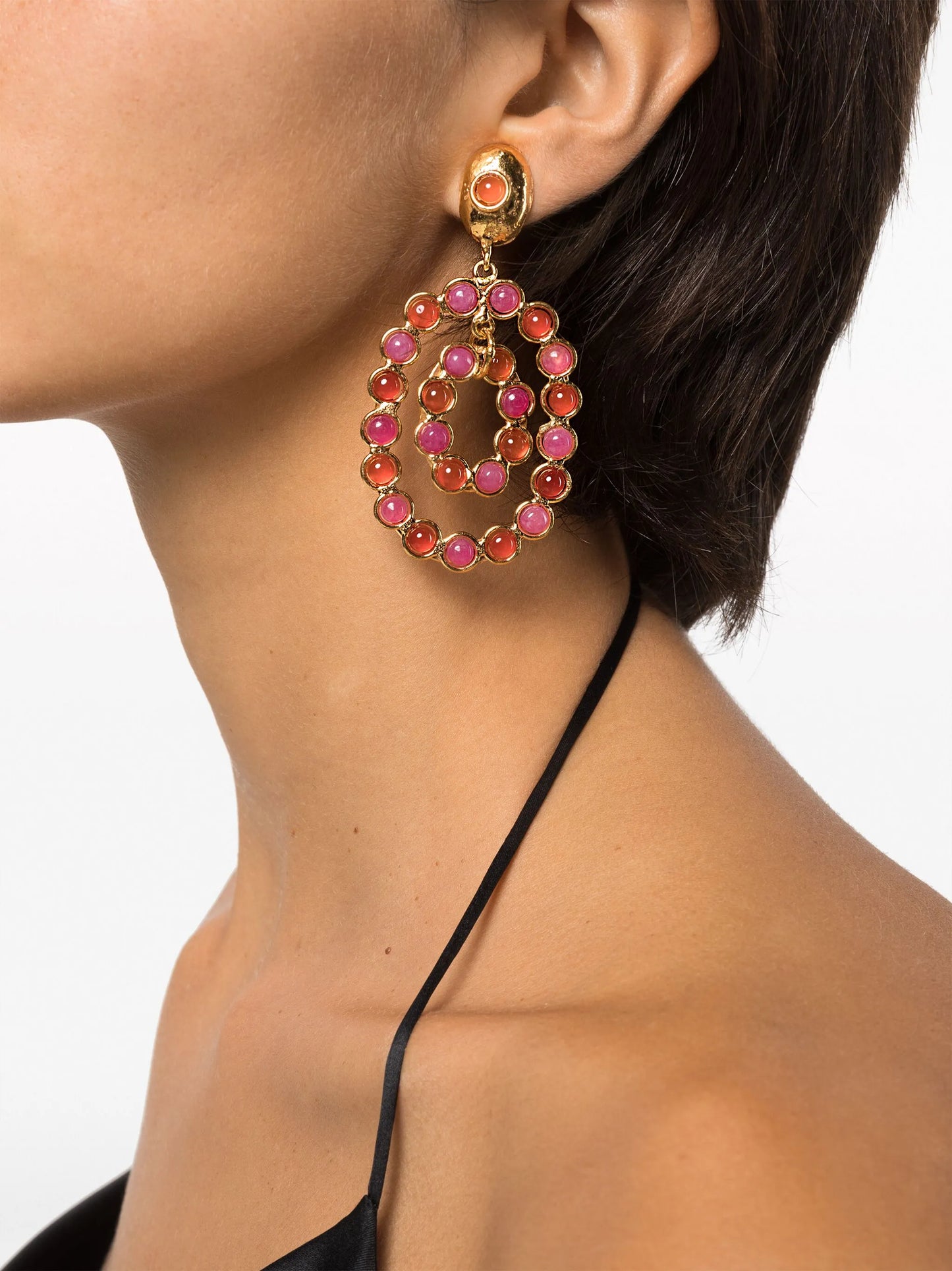 Gina stone-embellished earrings