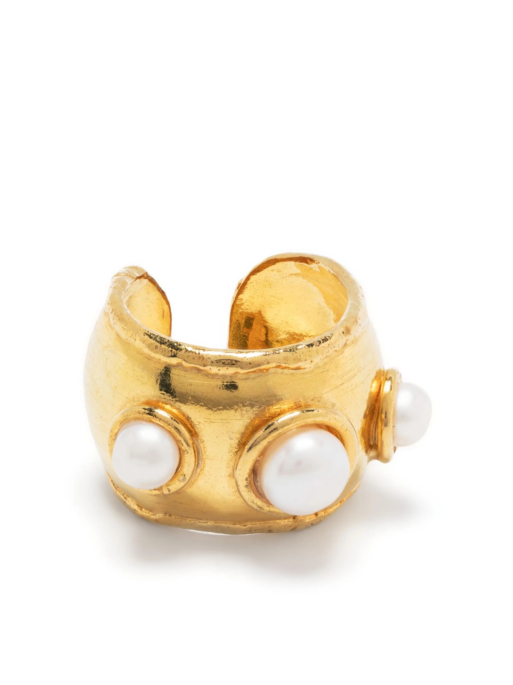 Dune pearl ring
